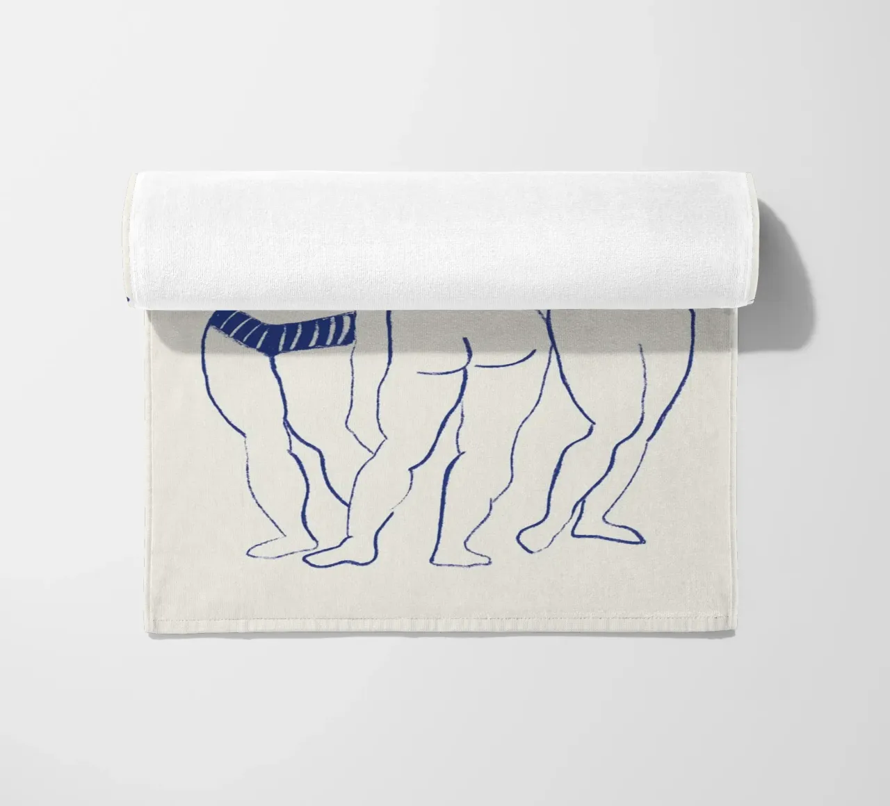 Three Graces beach towel by Candid Chroma