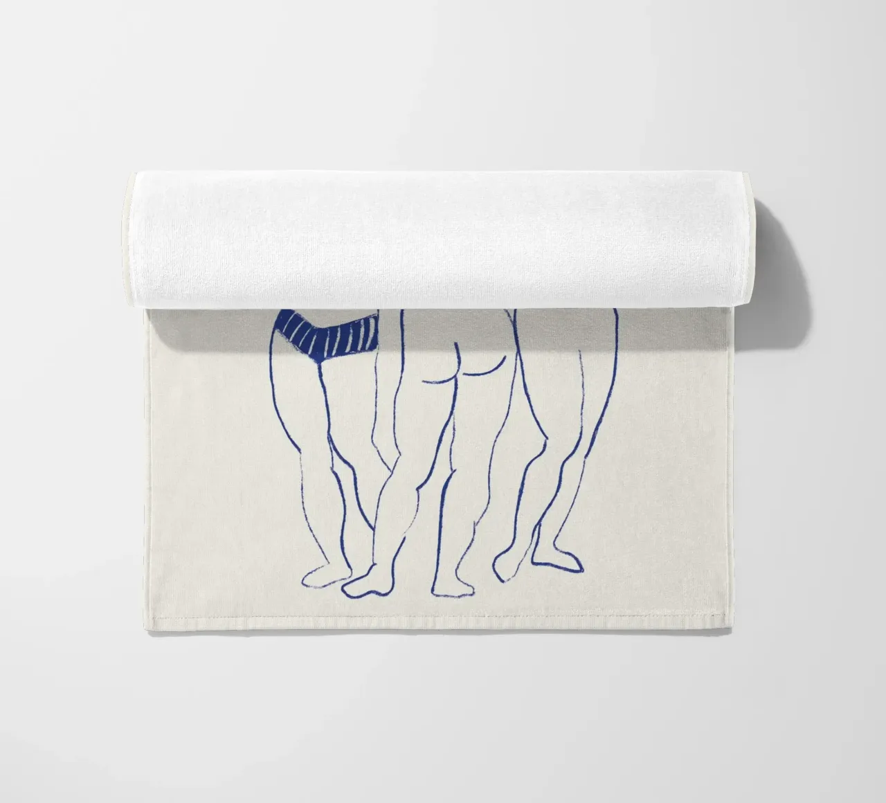 Three Graces beach towel by Candid Chroma