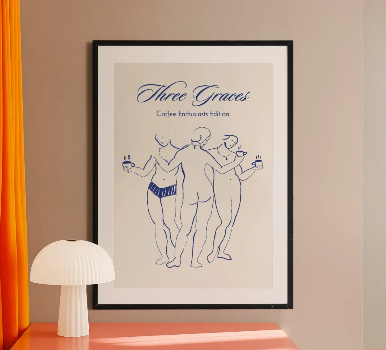 Three Graces poster by Candid Chroma