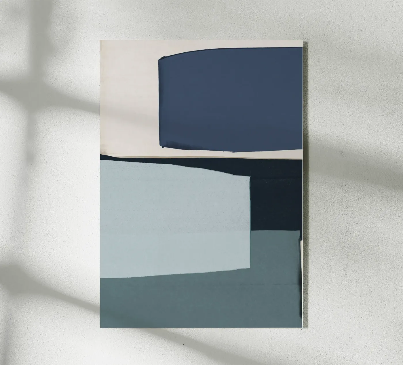 Calm Blue acrylic glass by Orara Studio