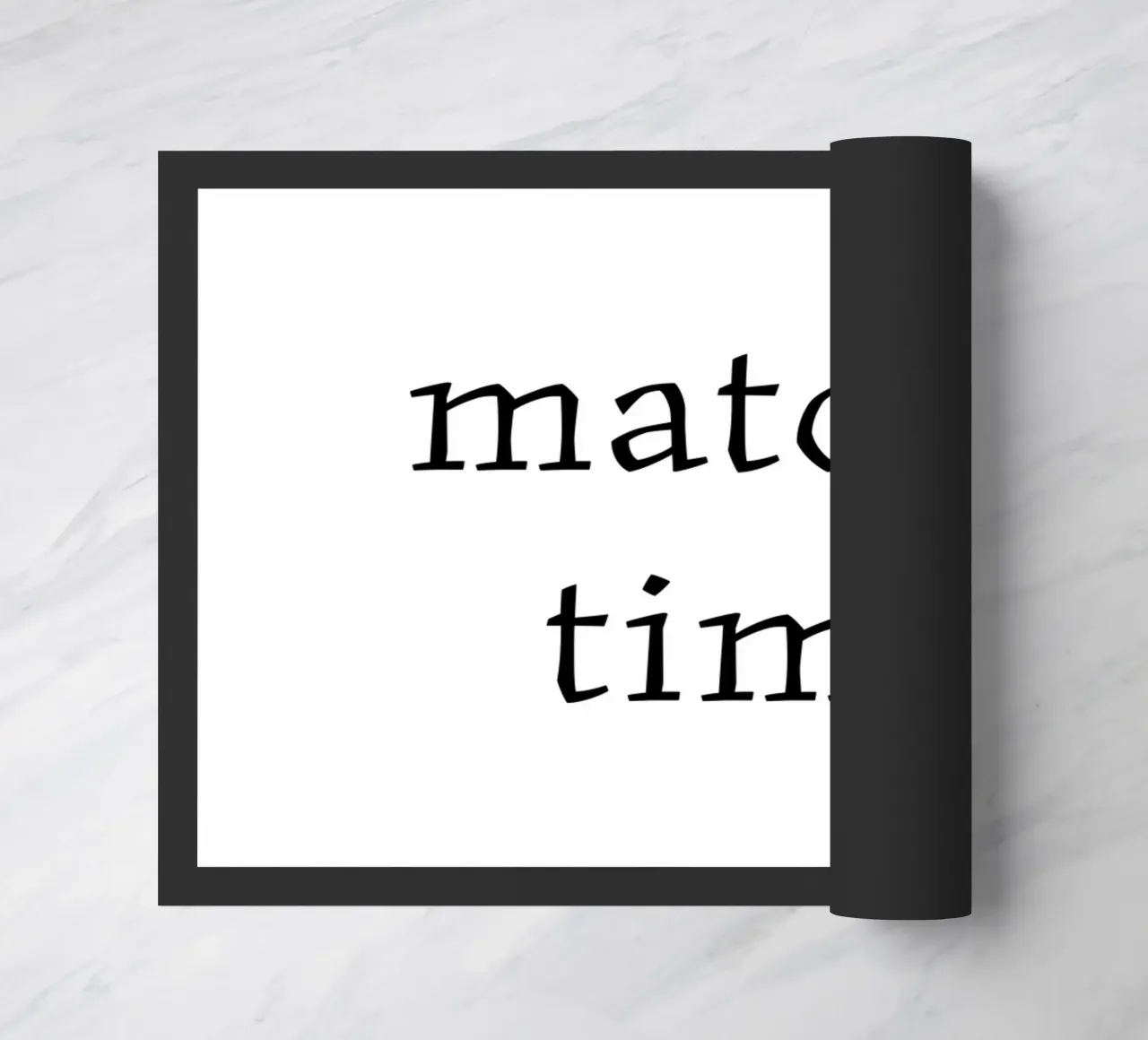 Matcha time deurmat van typolover