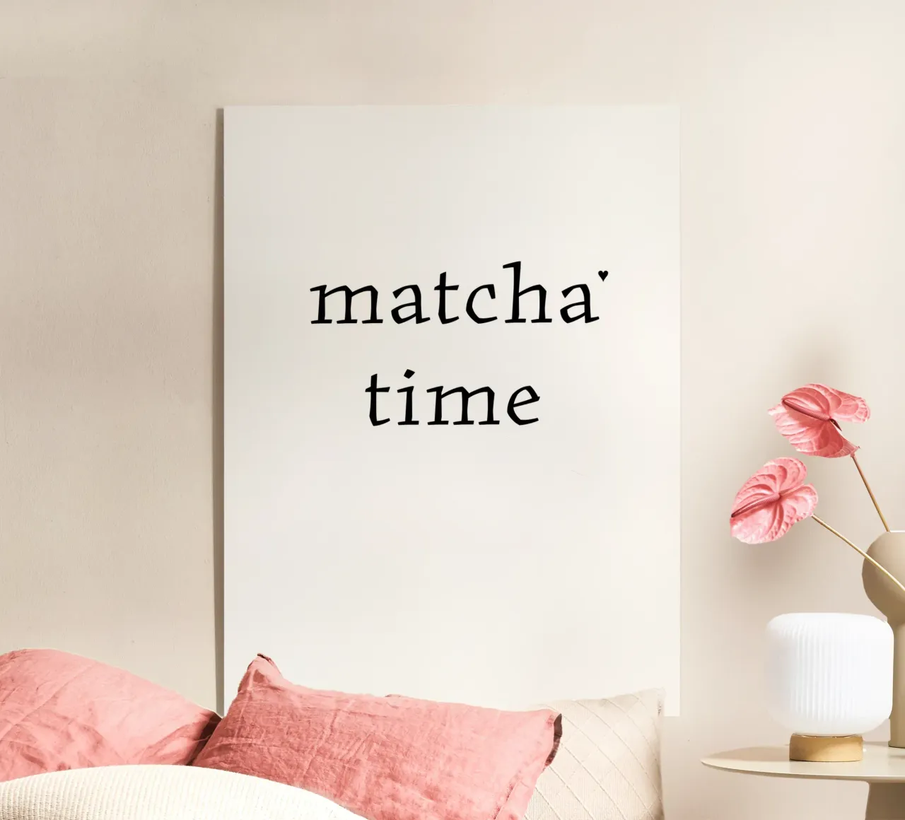 Matcha time plexiglass da typolover