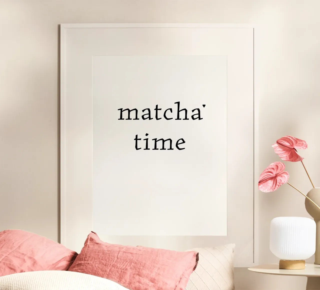 Matcha time poster da typolover