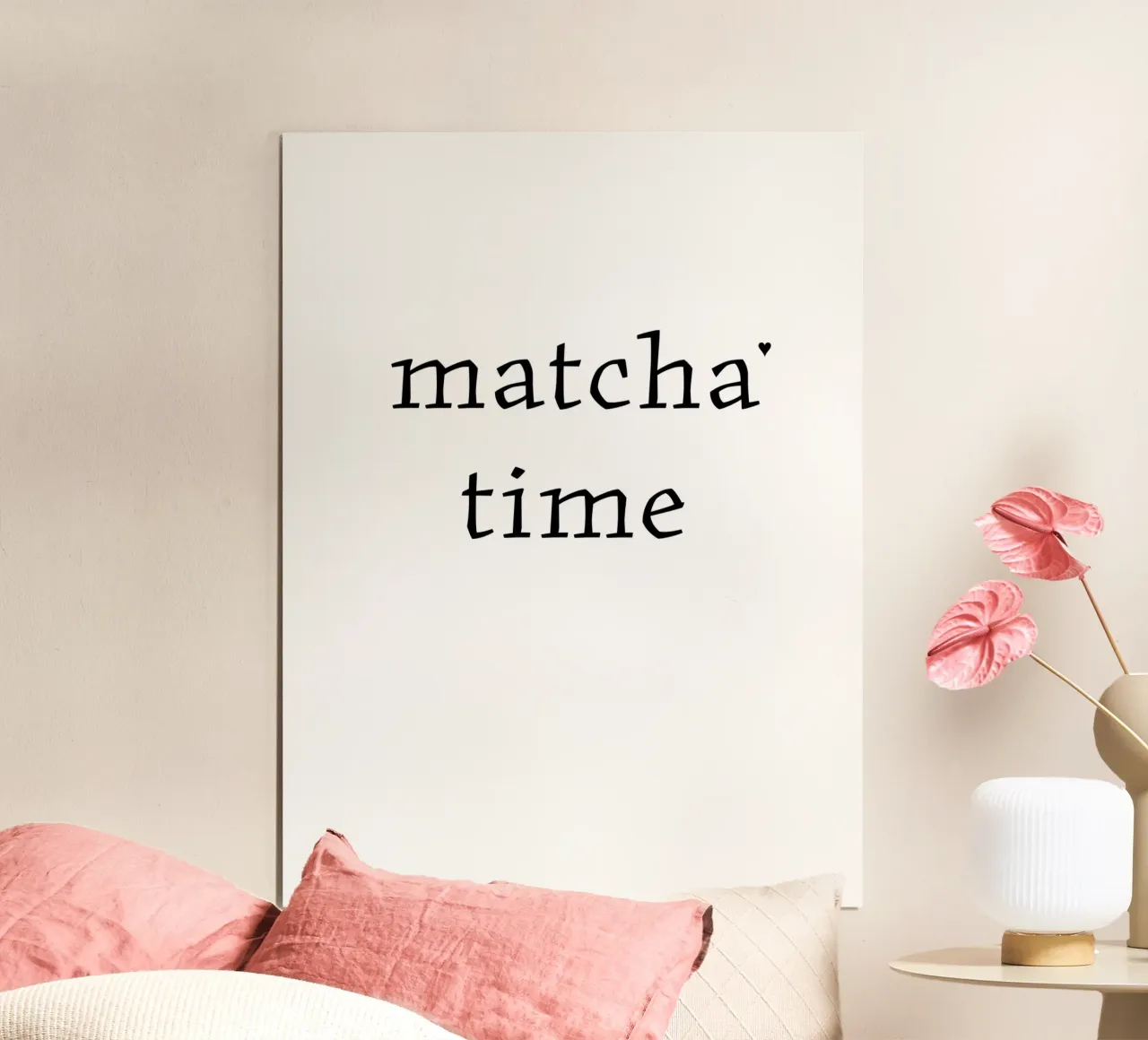 Matcha time poster da typolover
