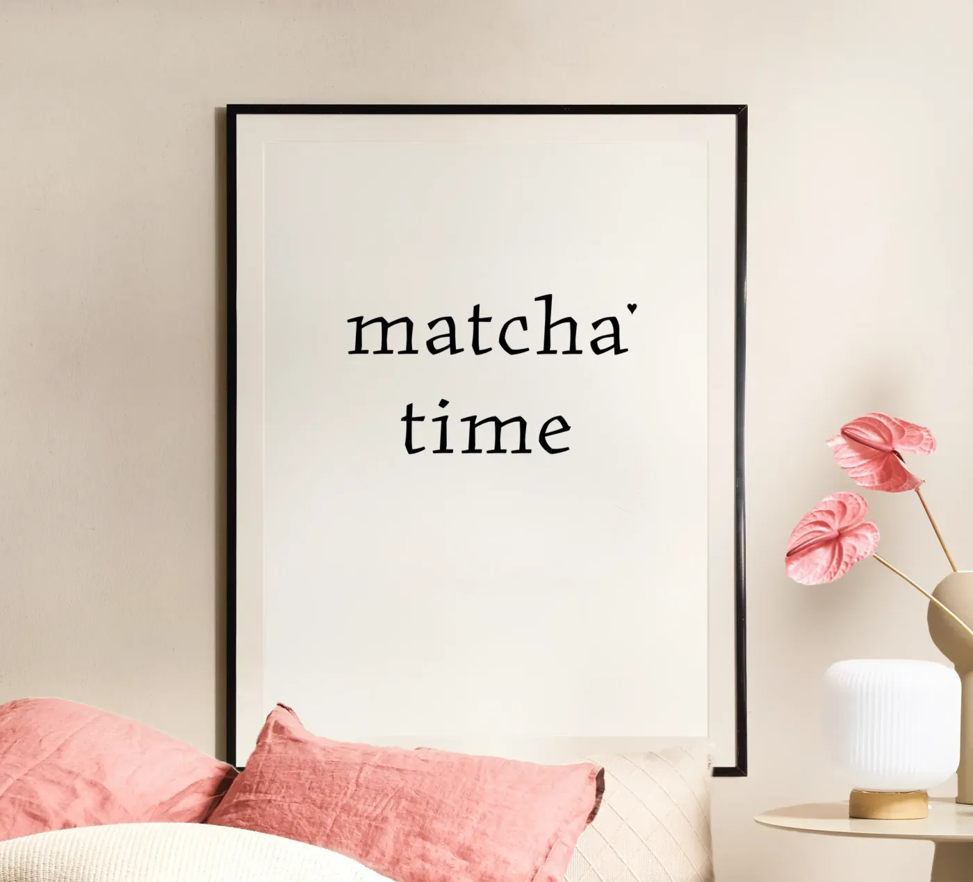 Matcha time poster van typolover
