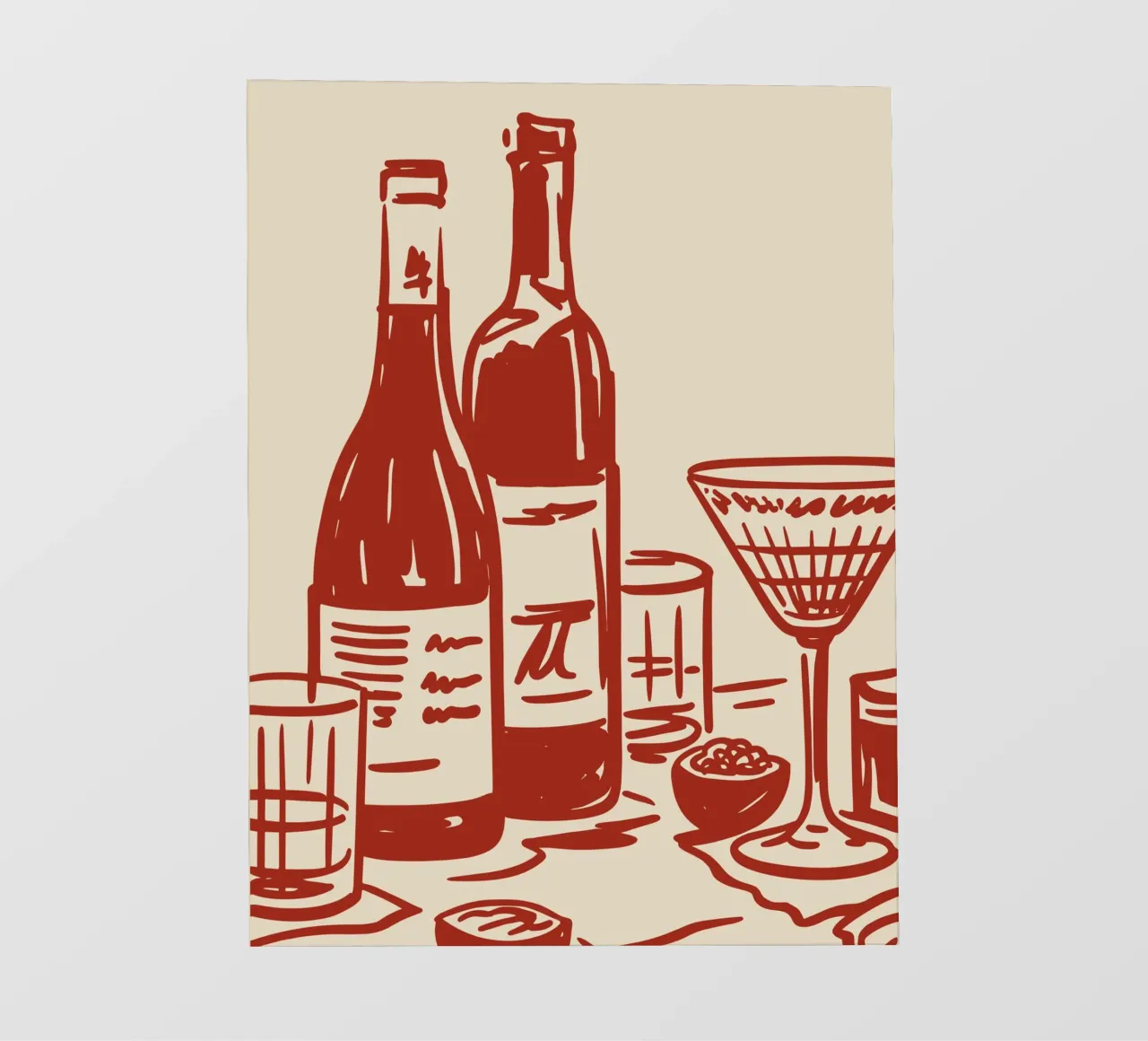 Aperitif Sketch pellicola backlit da vintageshop