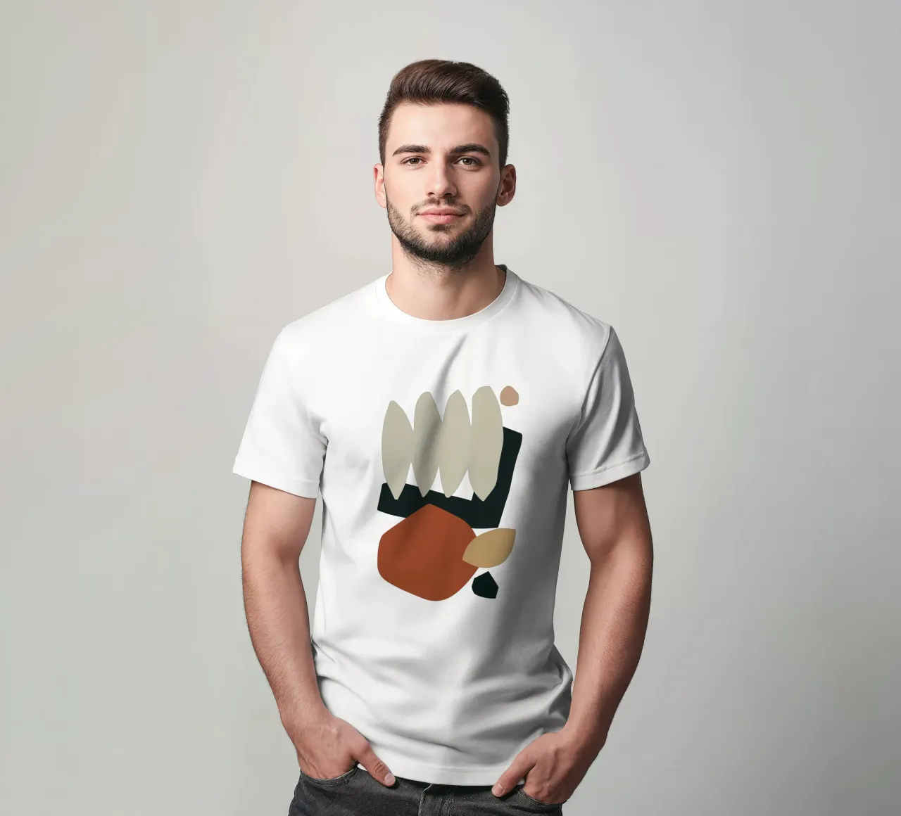 Collage Terra II t-shirt da Orara Studio