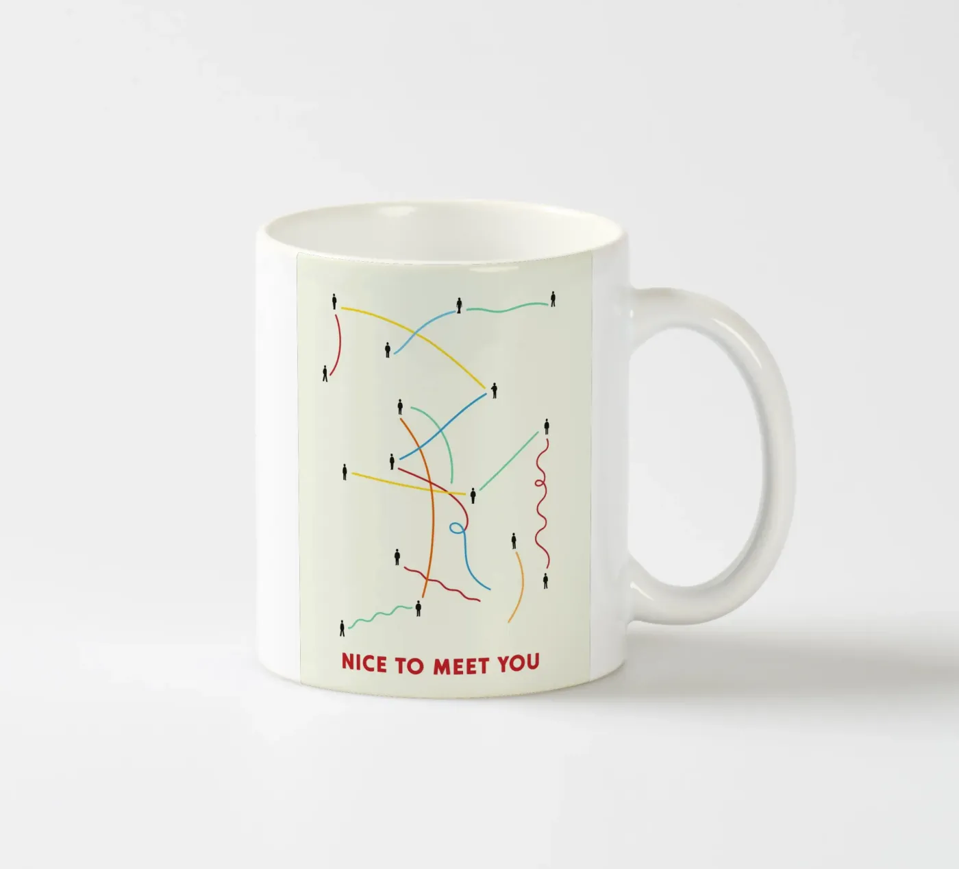 Connection Paths ceramic mug by brunaeuflauzino