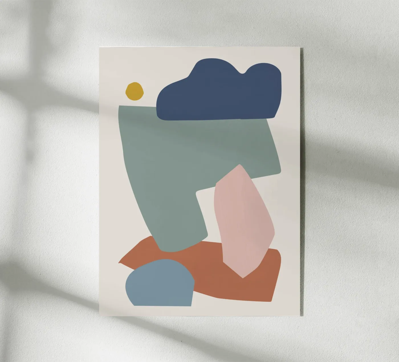 Collage Pastello I plexiglass da Orara Studio