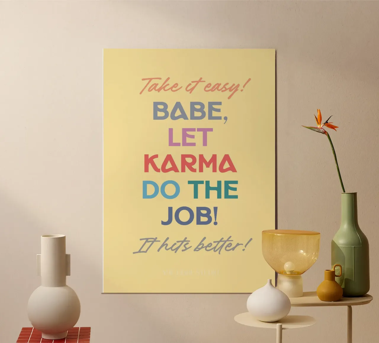 💯 poster by MENTHE SAUVAGE