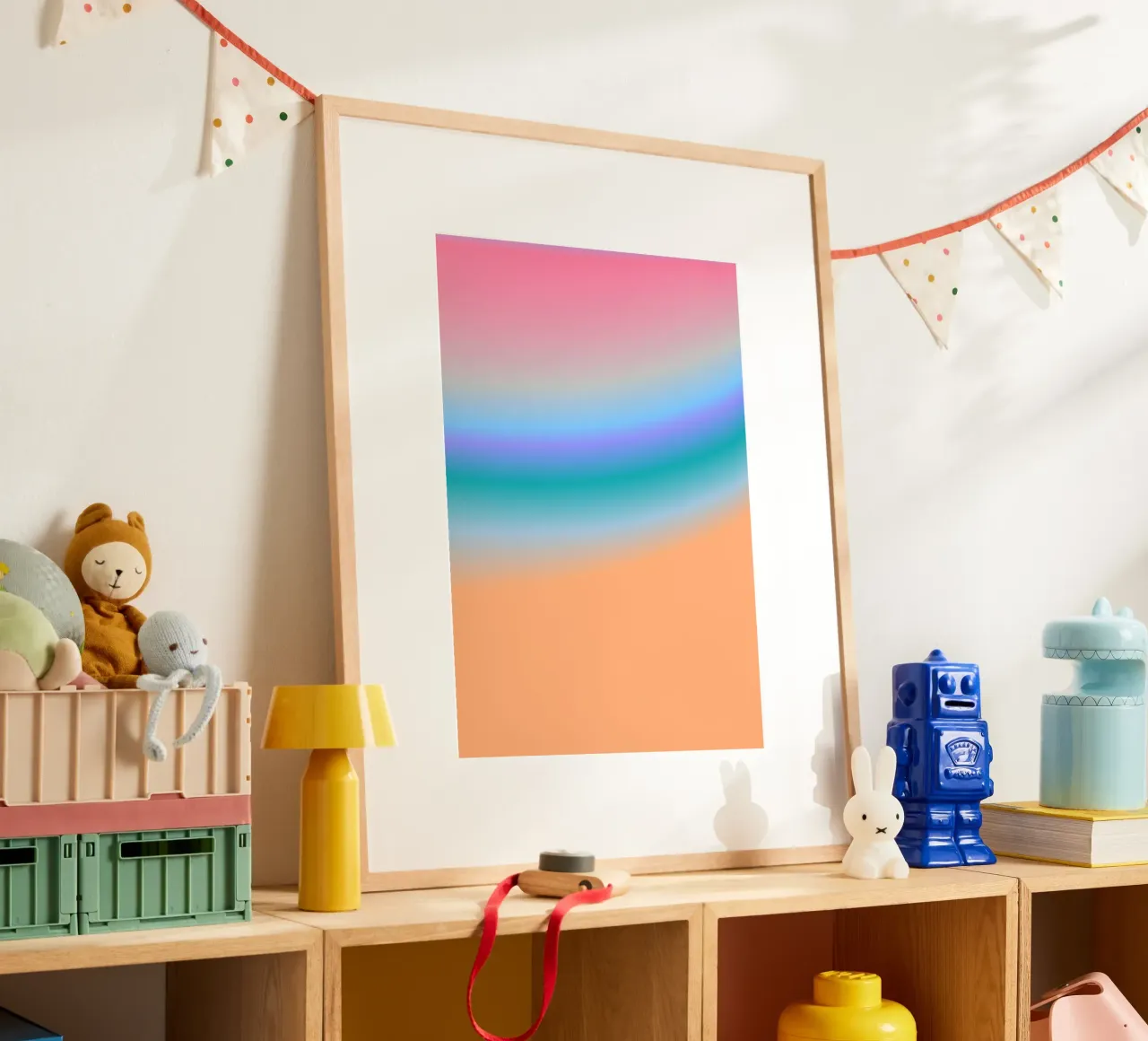 SUN poster van ÂME LIBRE STUDIO