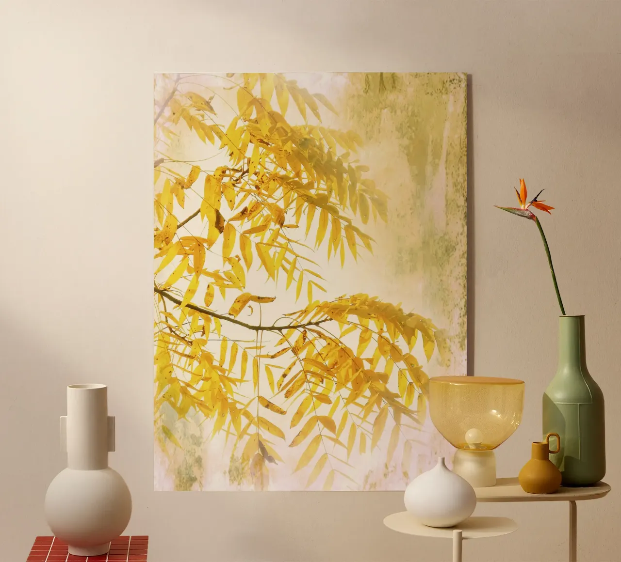 Ramo giallo plexiglass da ArtSkratches