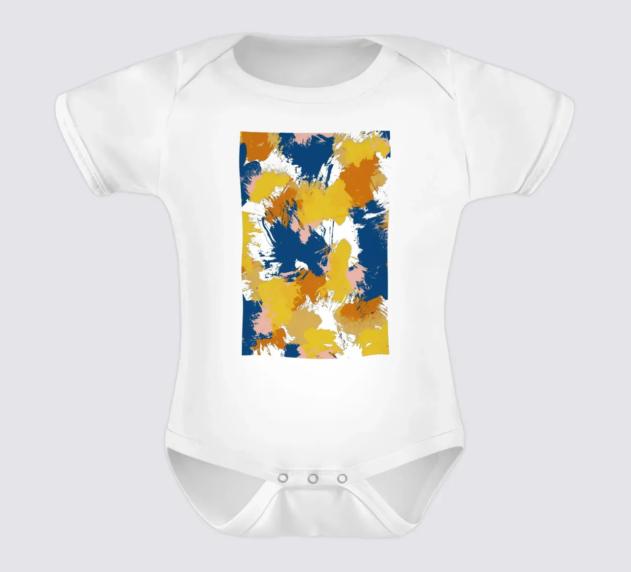 Astratto colorato I body neonato maniche corte da Orara Studio