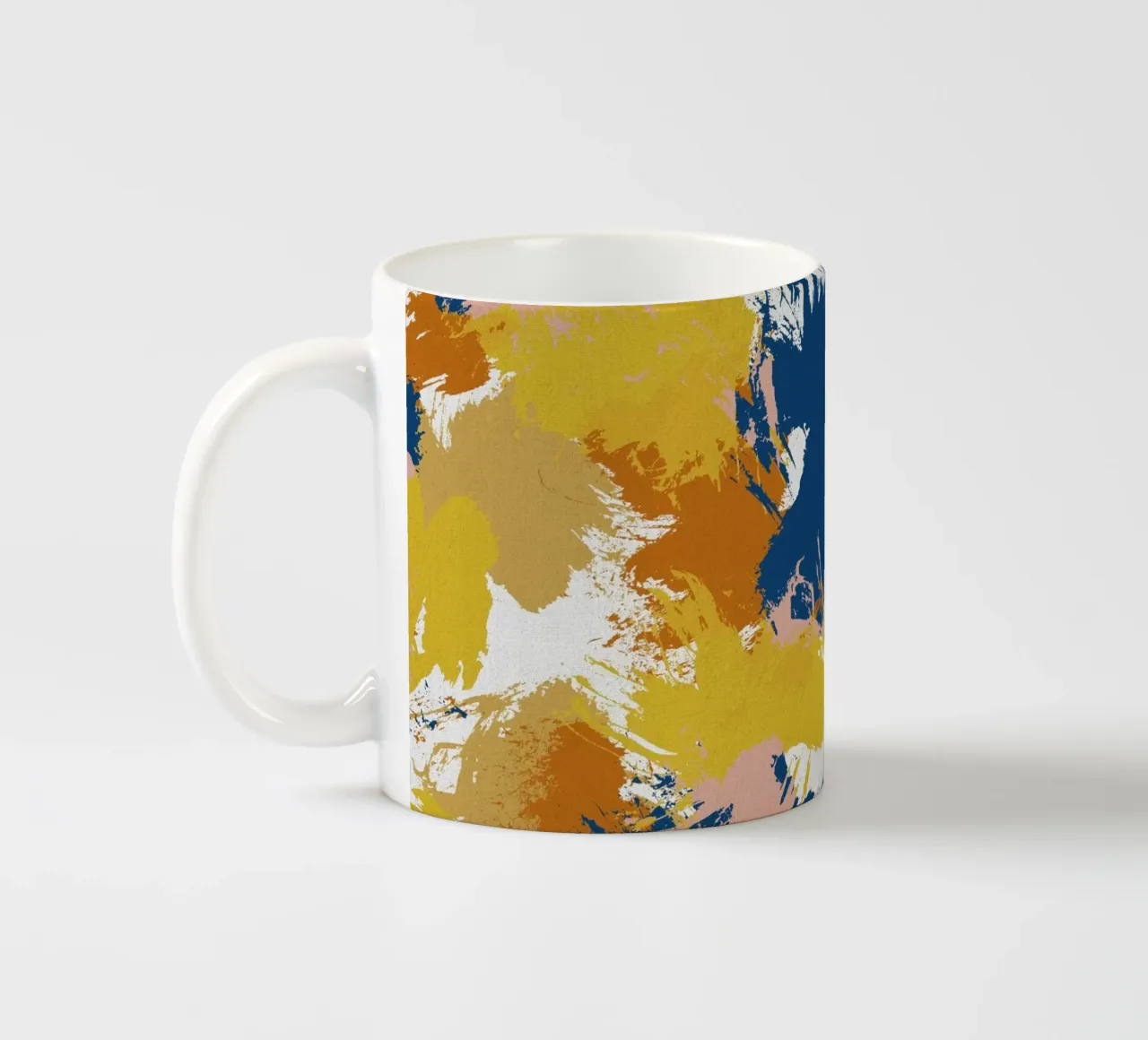 Astratto colorato I tazza in ceramica da Orara Studio