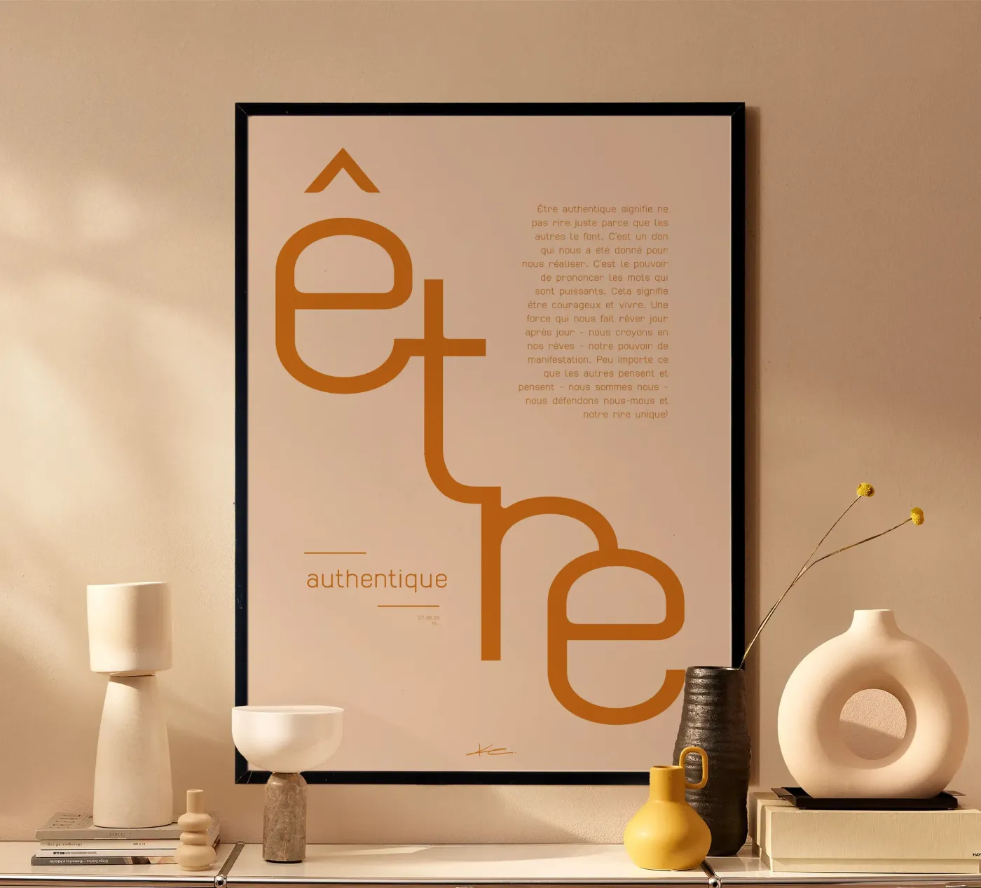 être poster van KL.