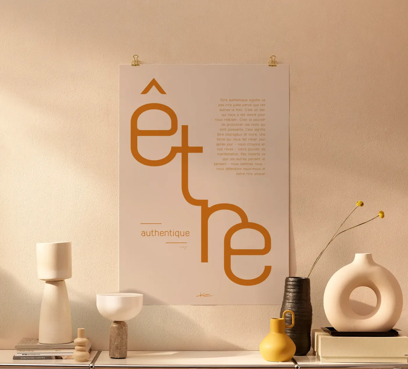 être poster van KL.