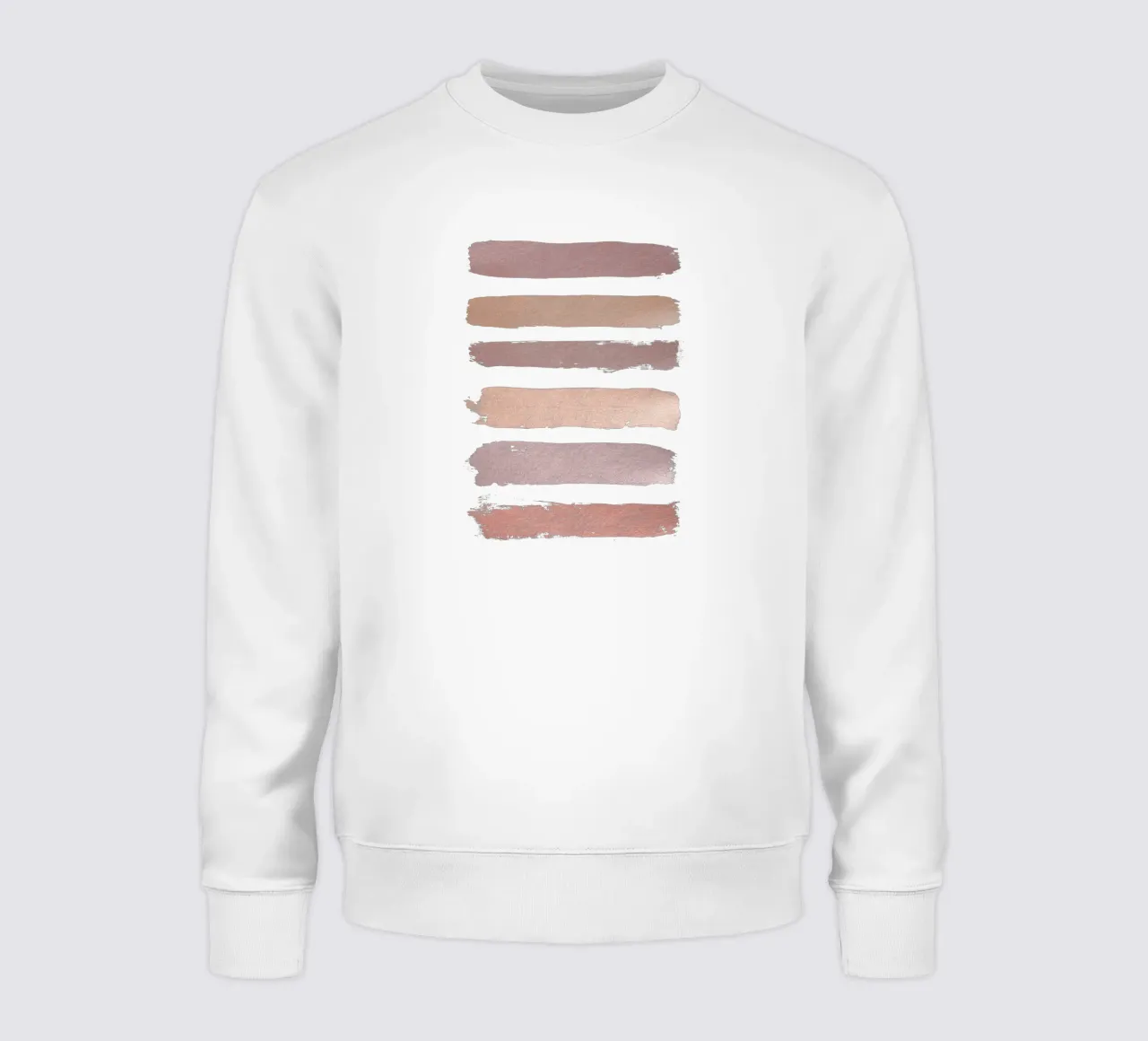 Strisce rosa polverose felpa da Orara Studio