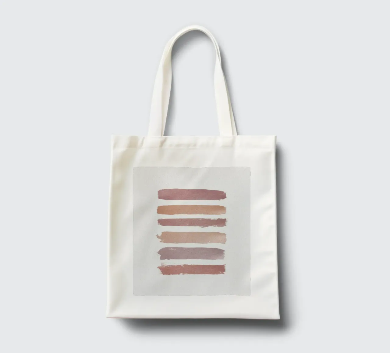 Strisce rosa polverose borsa in juta da Orara Studio