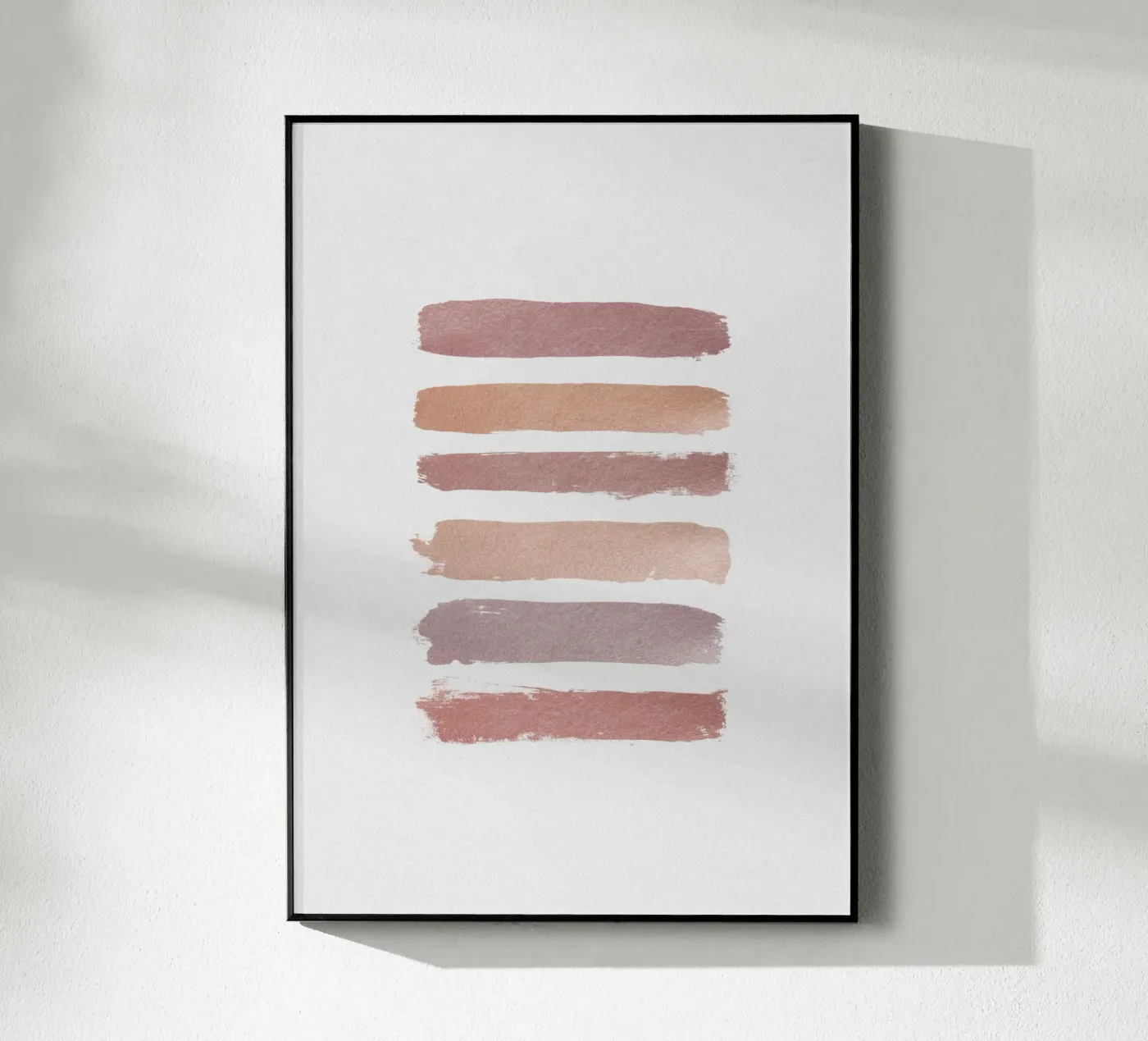Dusty Rose Stripes acryl van Orara Studio