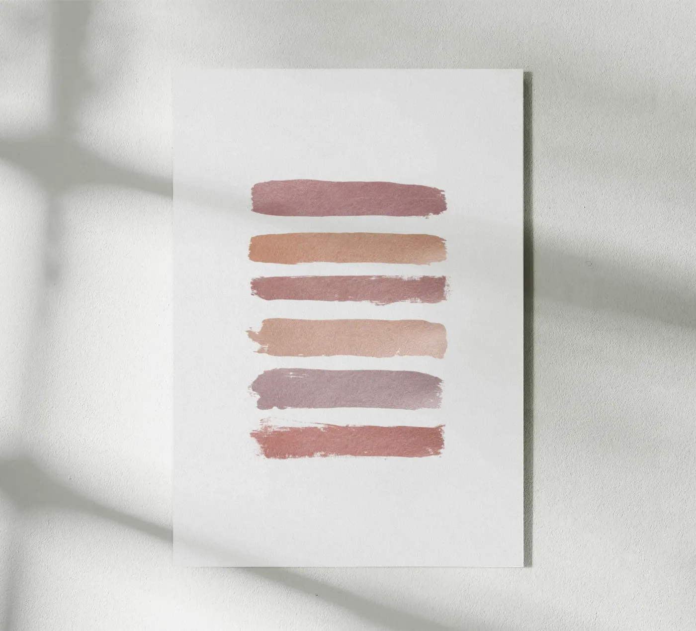 Dusty Rose Stripes acryl van Orara Studio