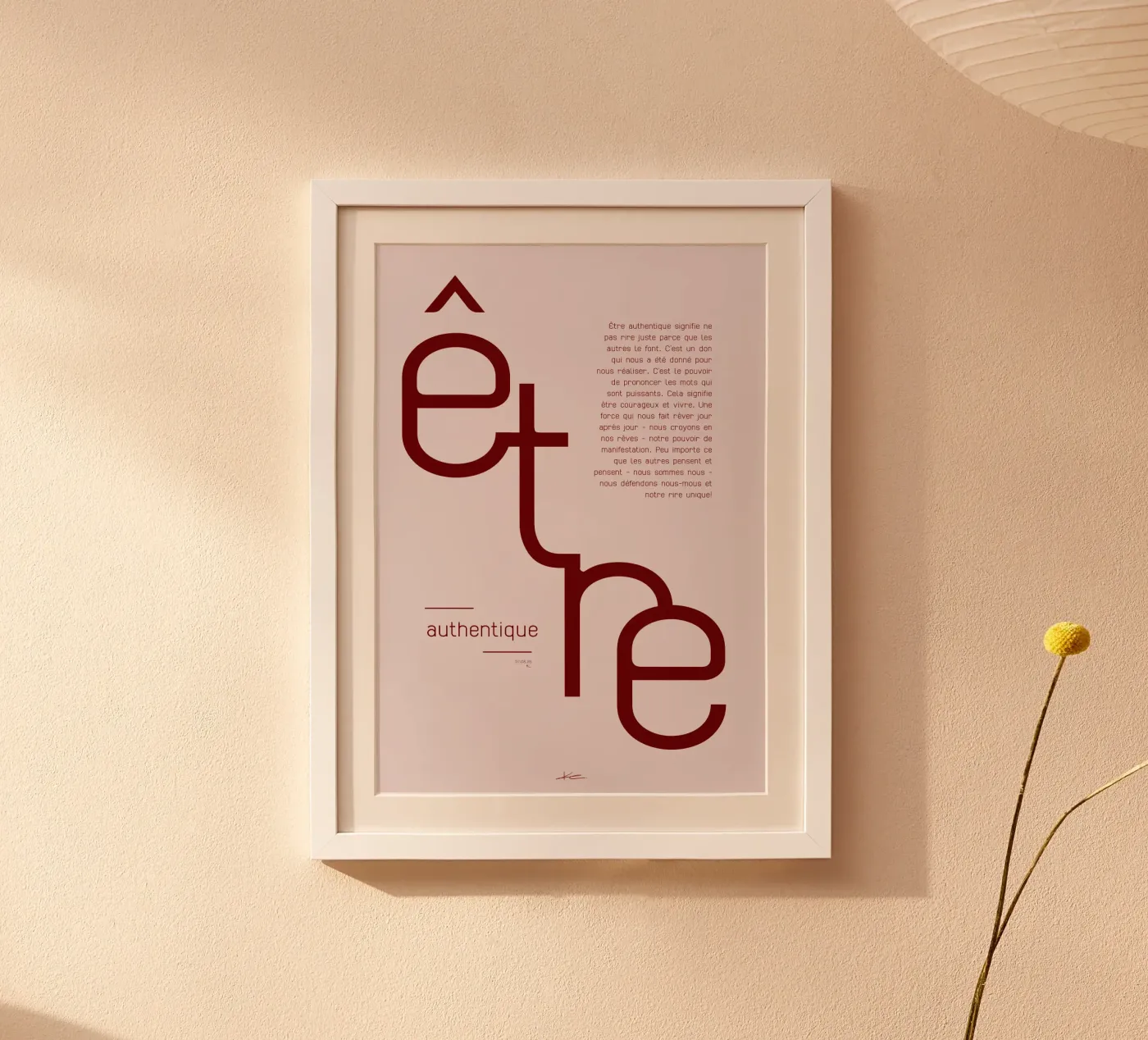 être Poster von KL.
