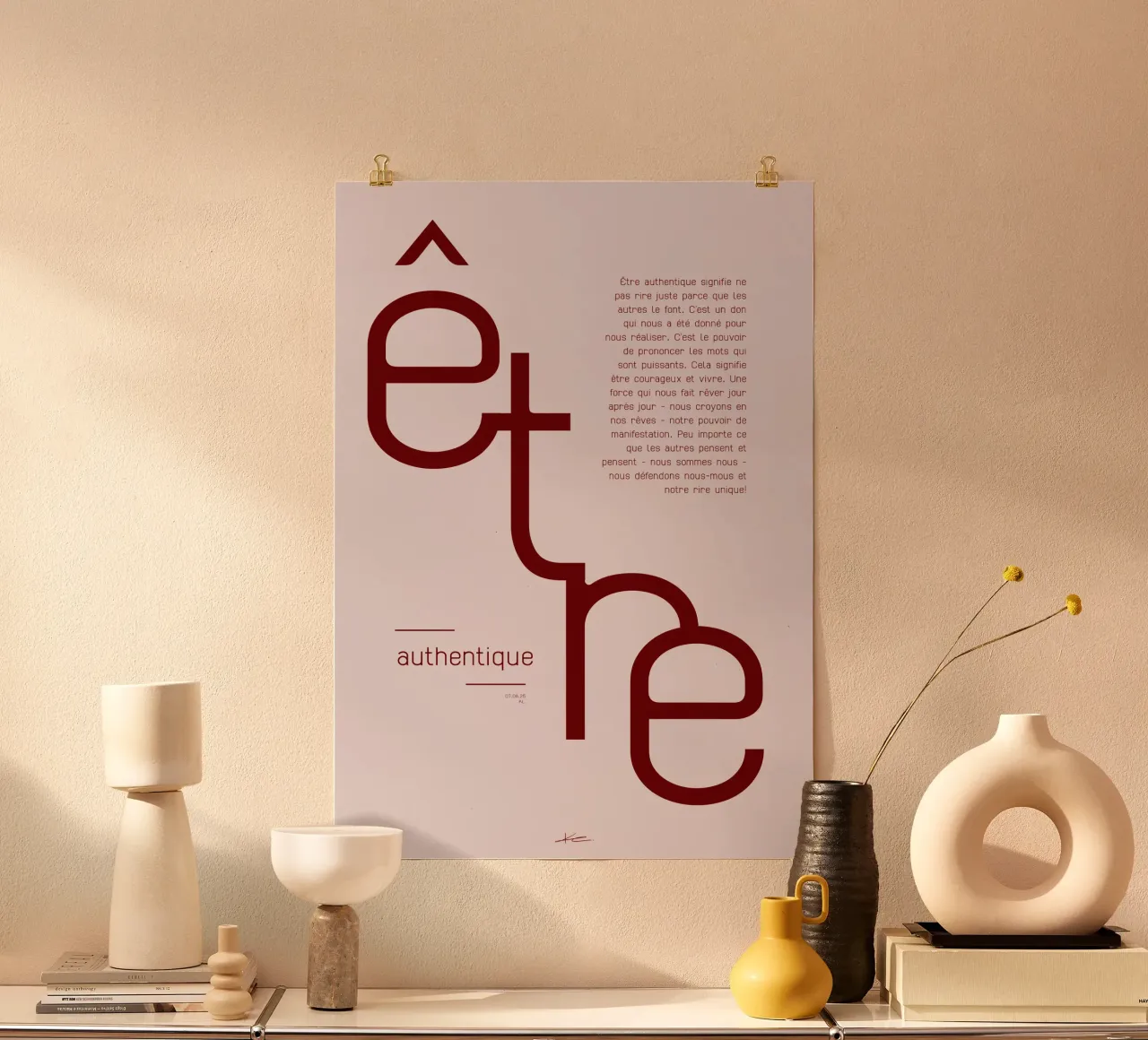 être poster da KL.