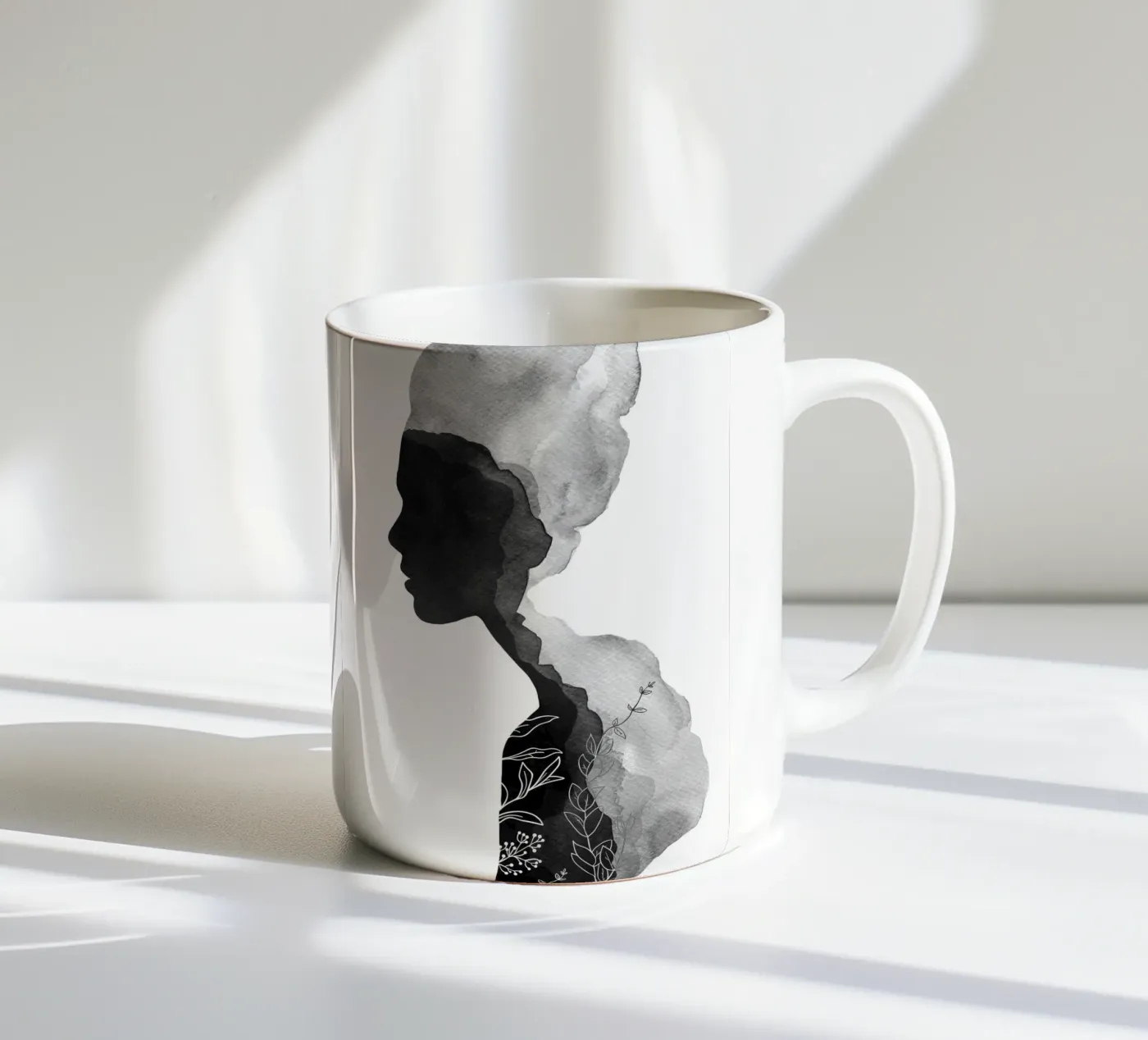 Her ceramic mug by Orara Studio