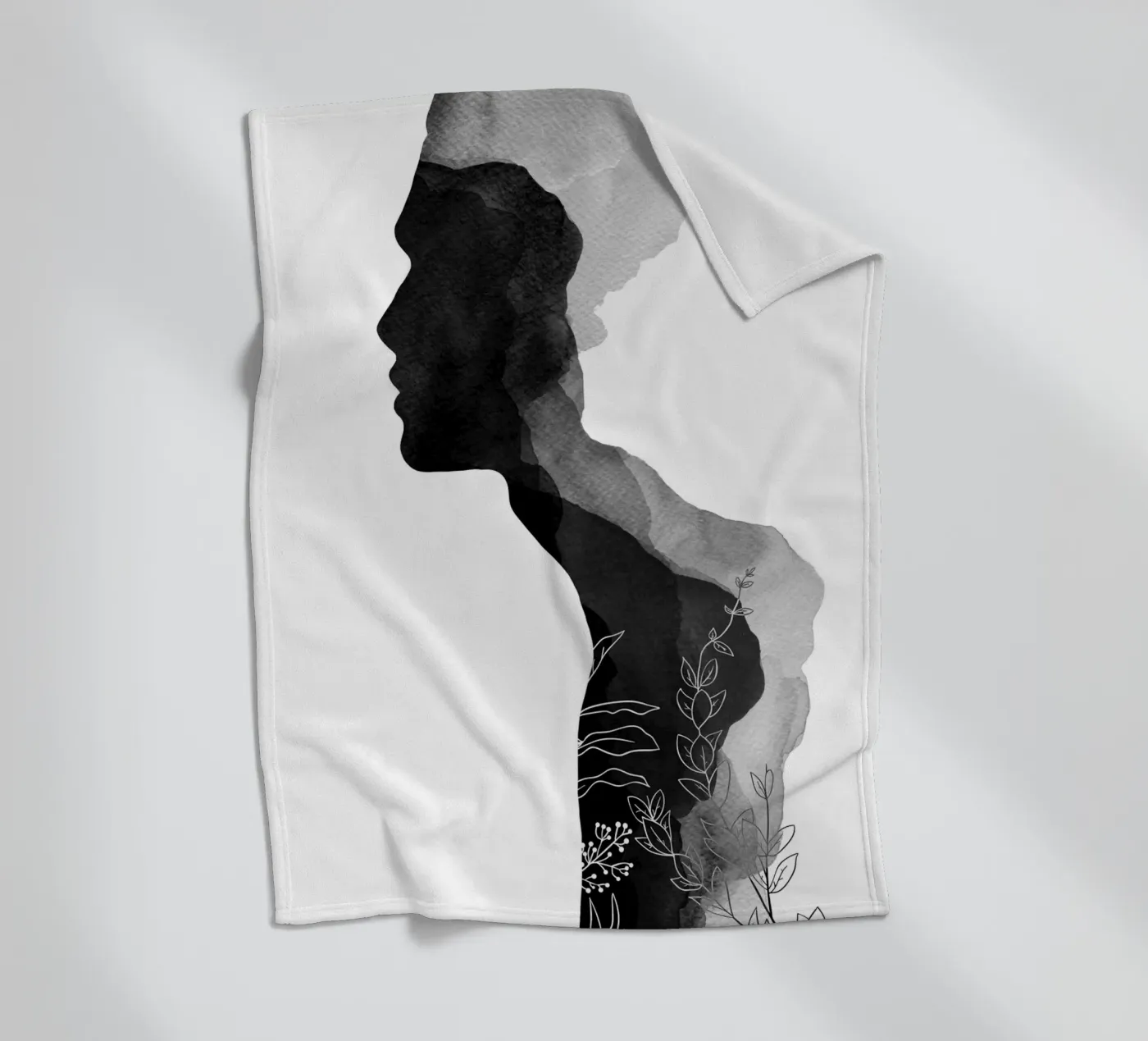 Him fleece blanket by Orara Studio