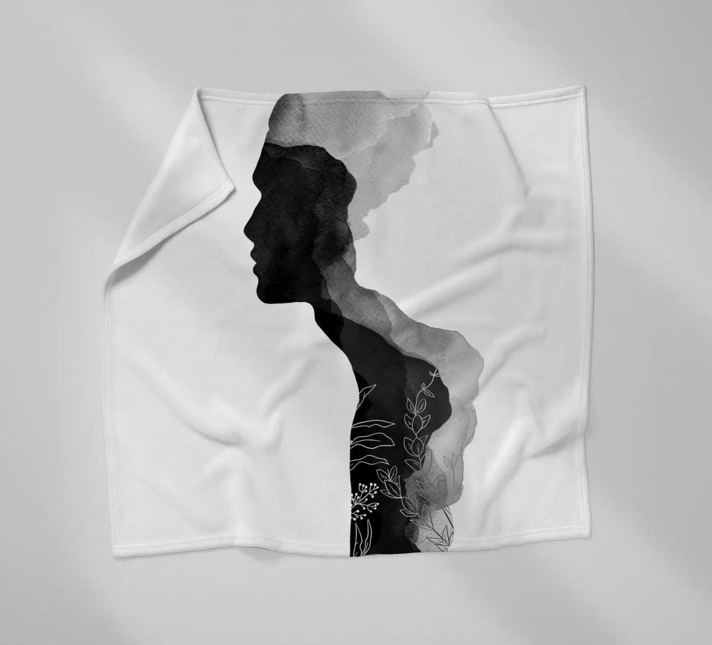 Him fleece blanket by Orara Studio