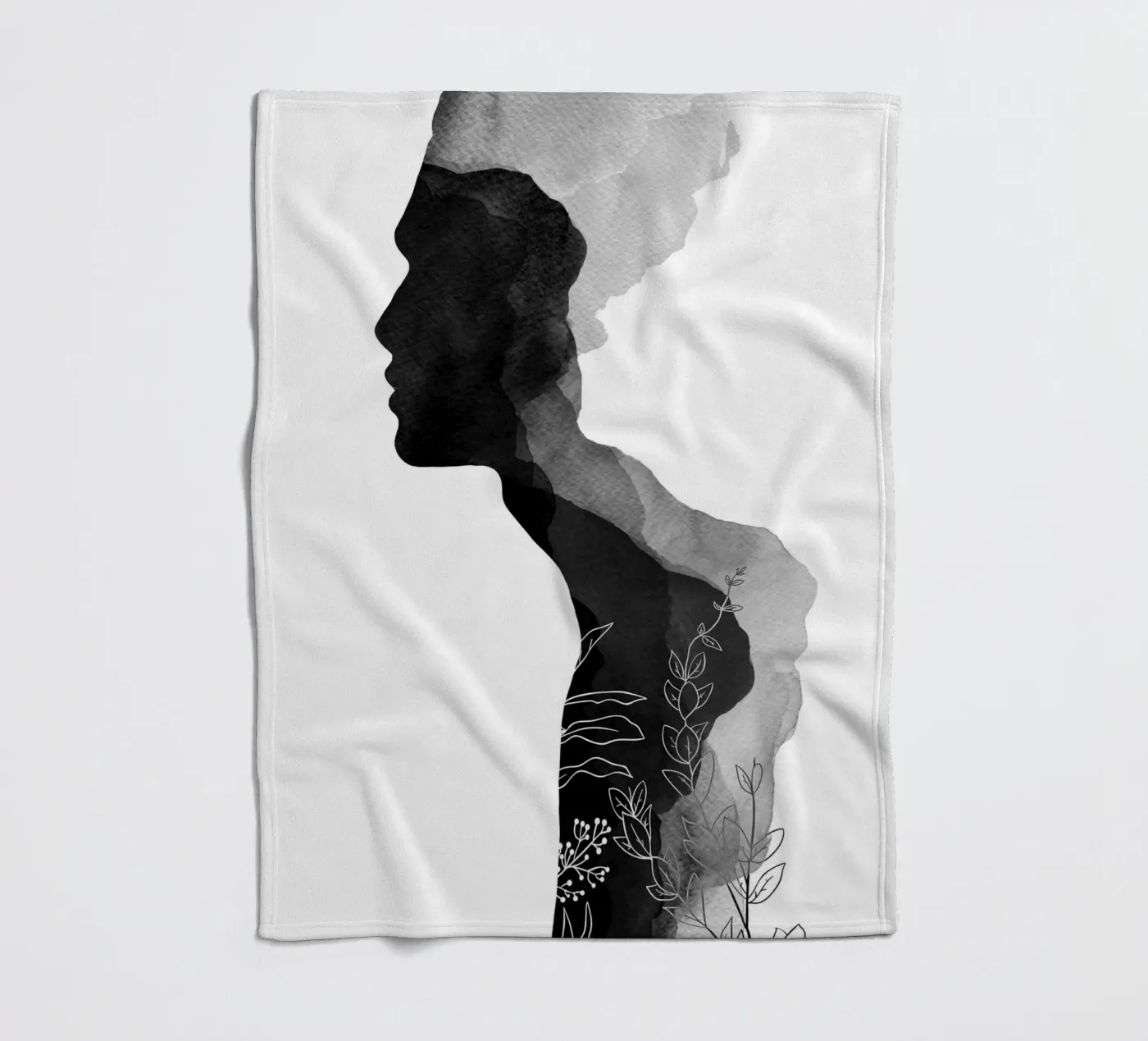 Him fleece blanket by Orara Studio