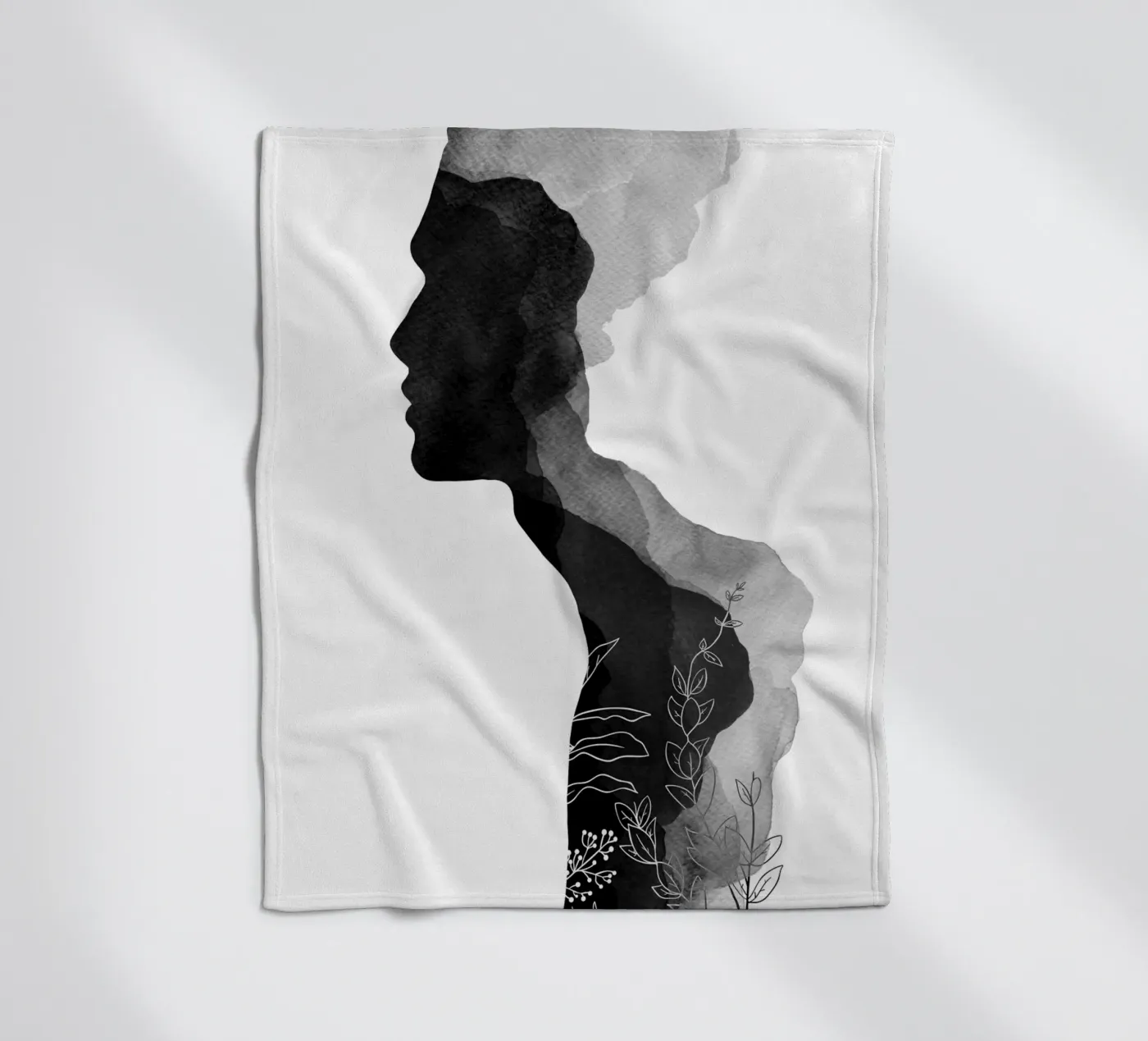 Him fleece blanket by Orara Studio