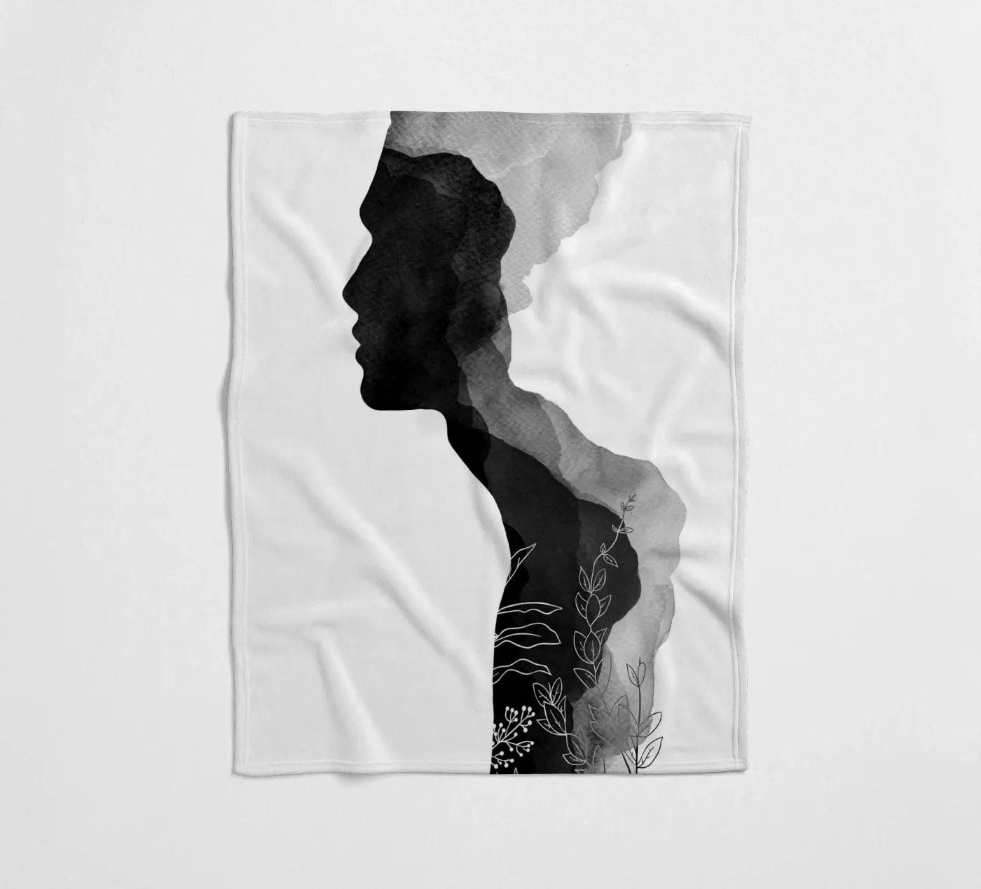 Him fleece blanket by Orara Studio