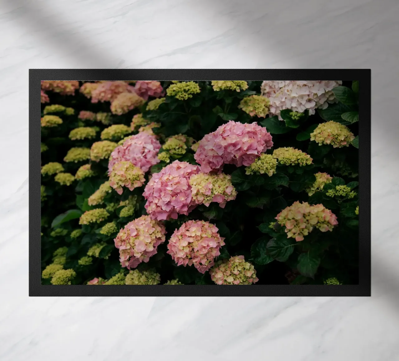 Hydrangeas doormat by wowhannahphotos