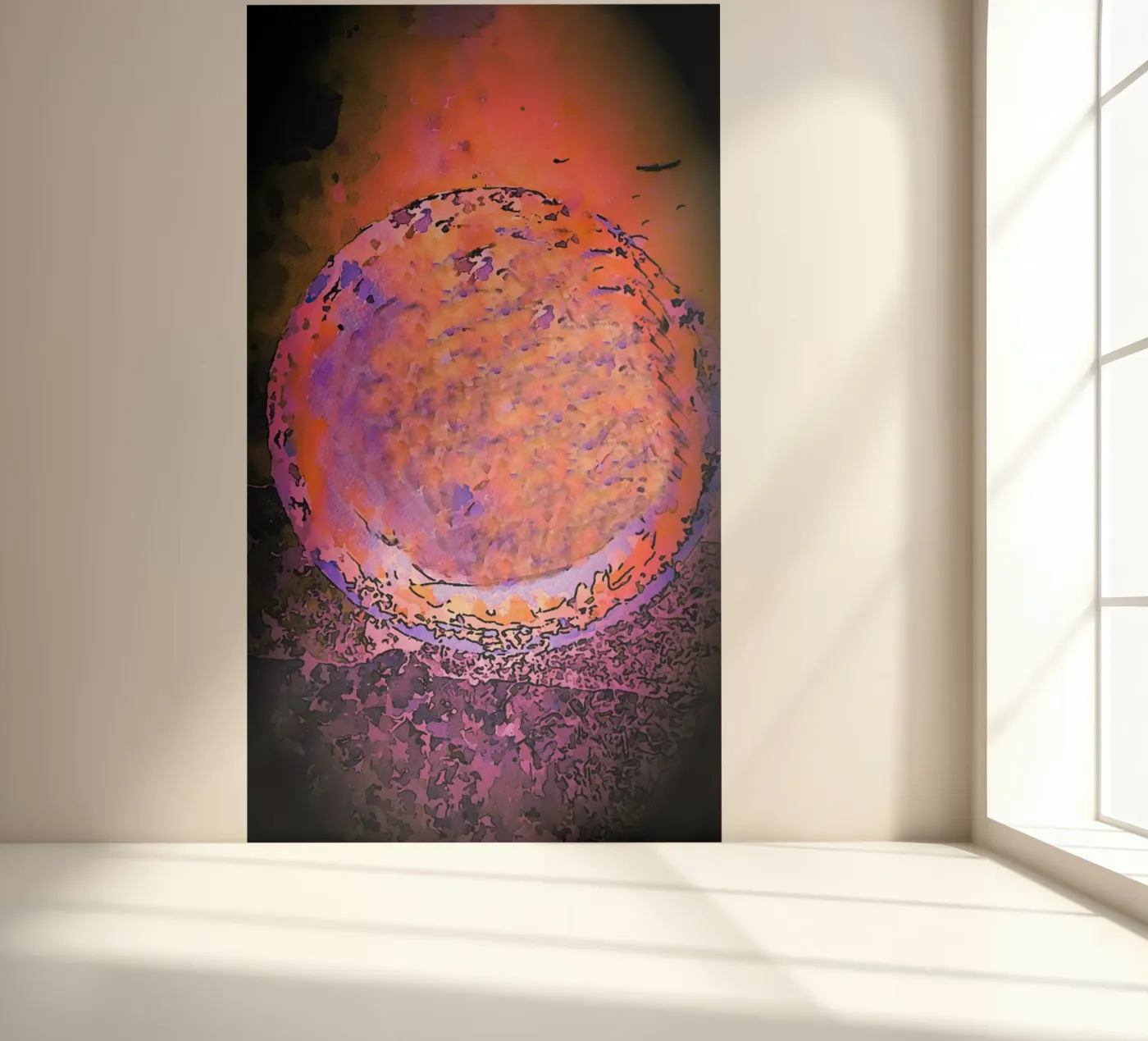 Planeet fotobehang van Massimo Frascogna