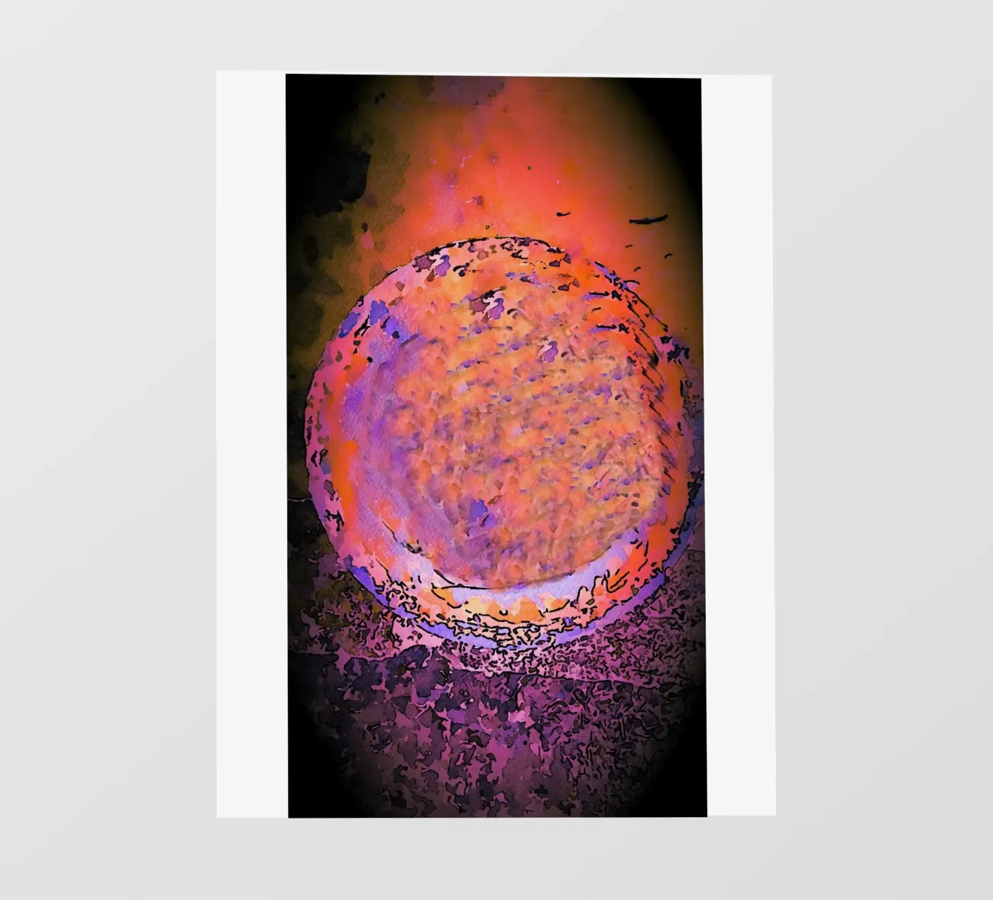 Planeet fotobehang van Massimo Frascogna