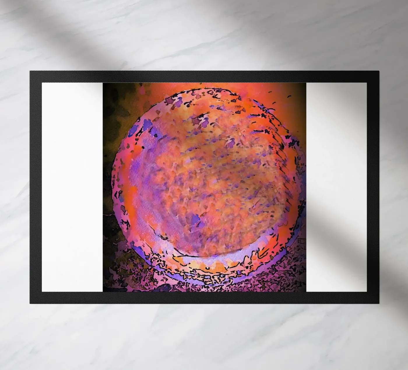 Planet doormat by Massimo Frascogna