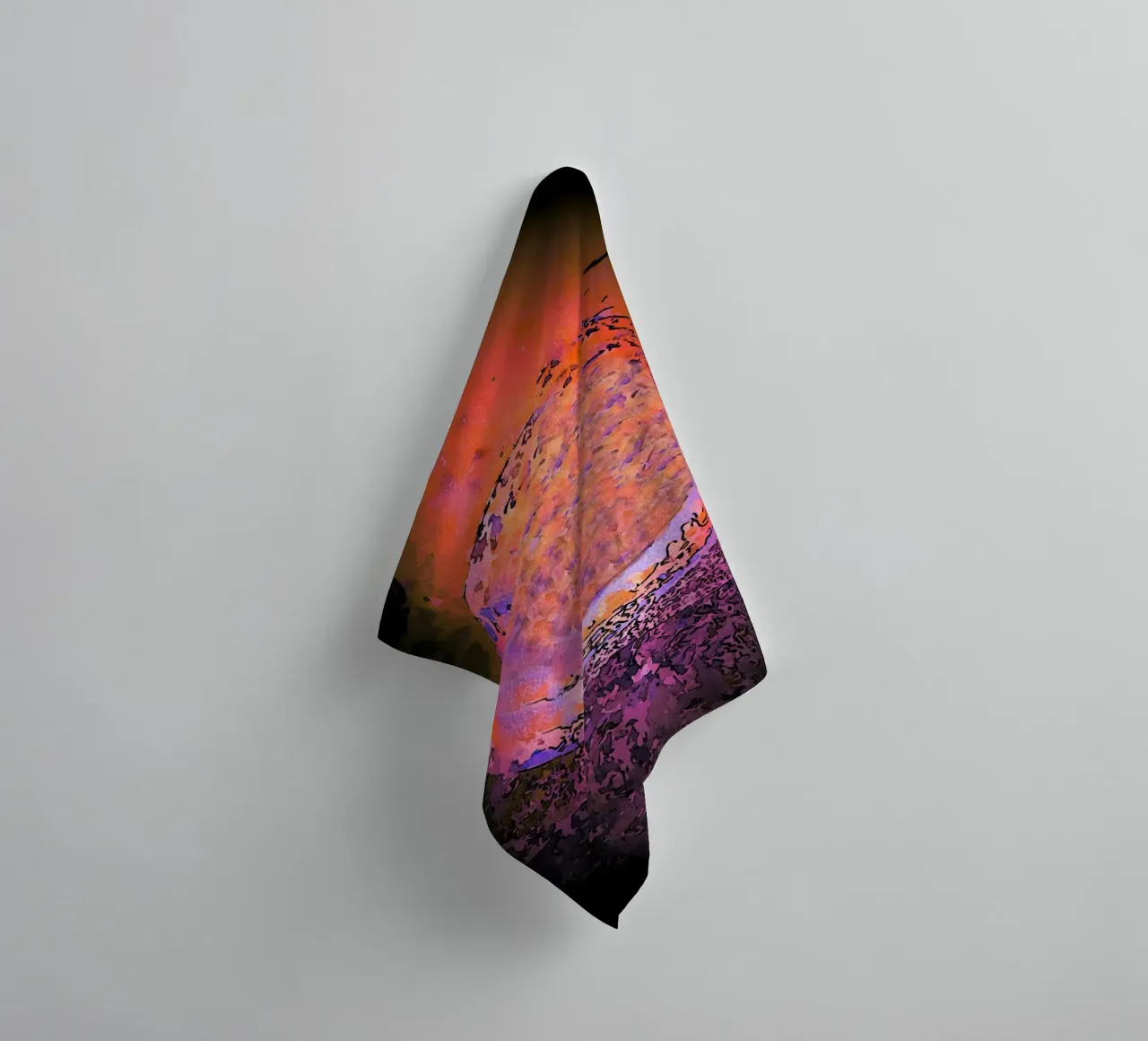 Planet towel by Massimo Frascogna