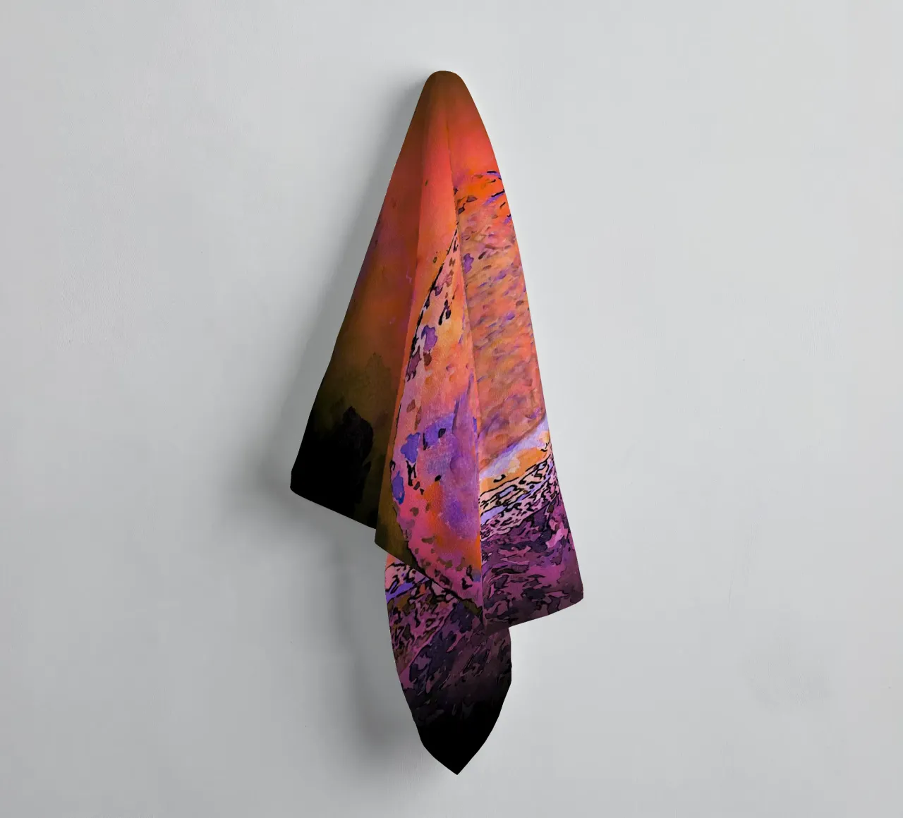 Planet towel by Massimo Frascogna