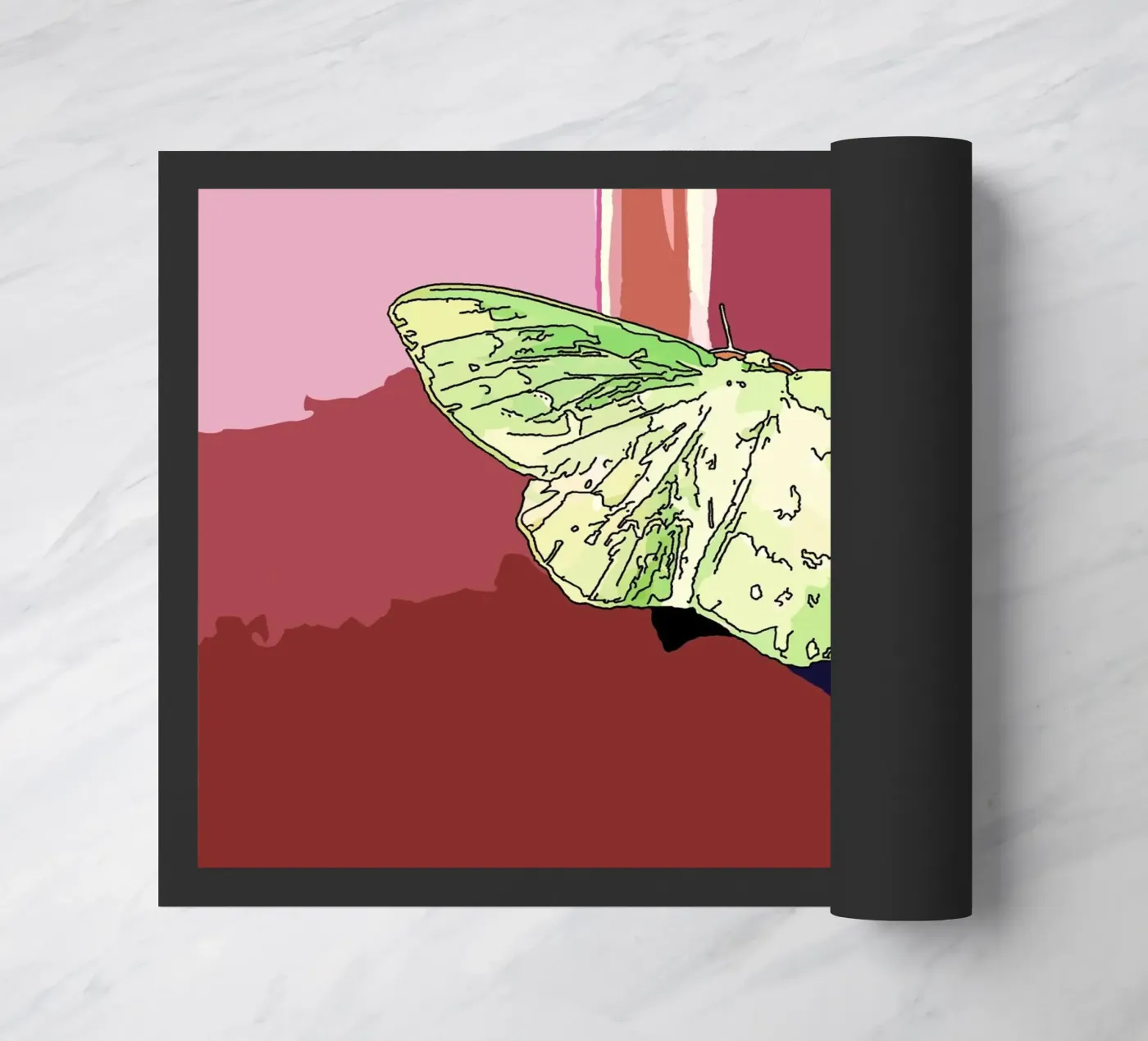 Schmetterling Fußmatte von Massimo Frascogna