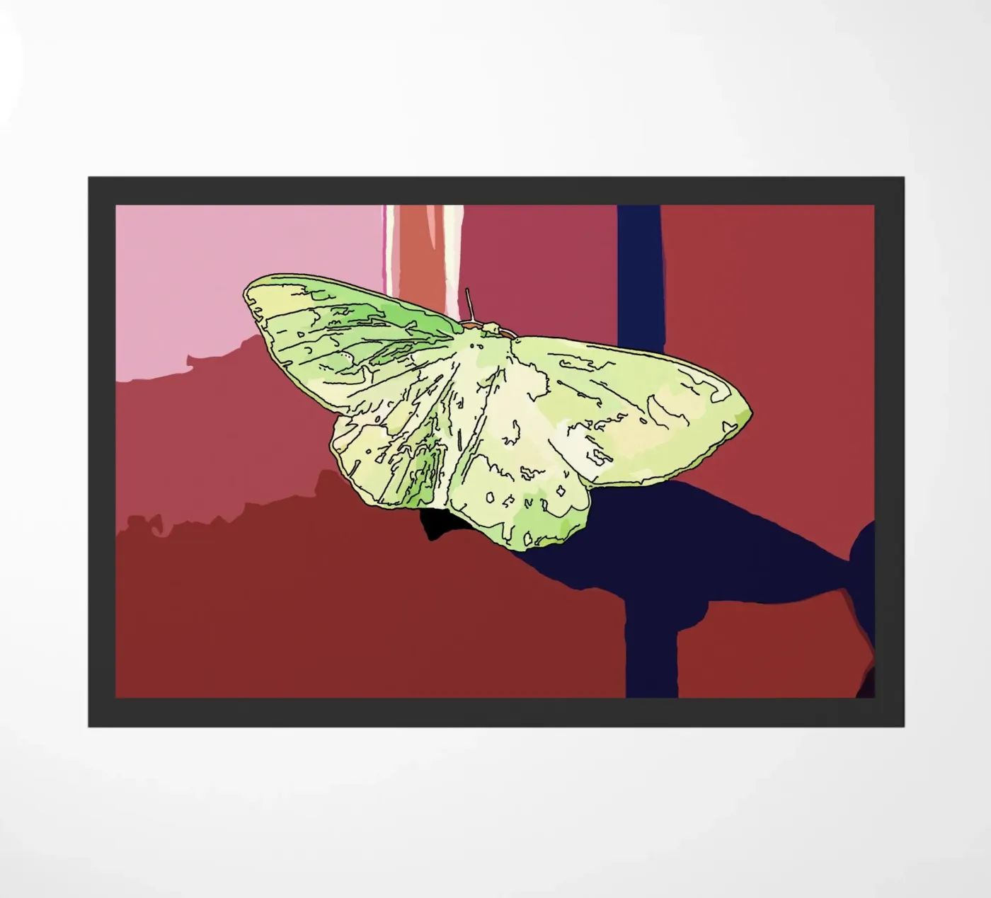 Schmetterling Fußmatte von Massimo Frascogna