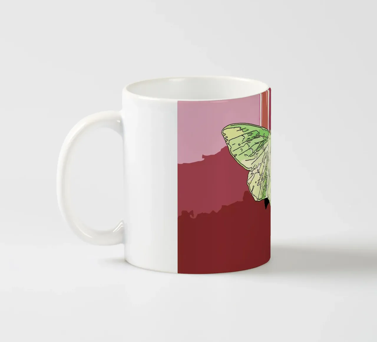Farfalla tazza in ceramica da Massimo Frascogna
