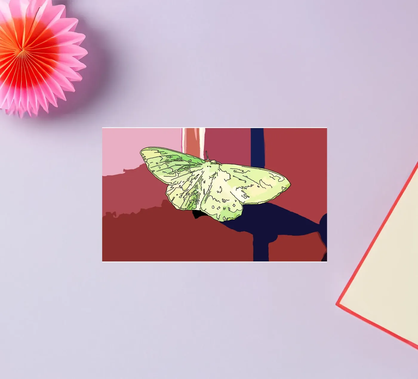 Butterfly adesivo da Massimo Frascogna