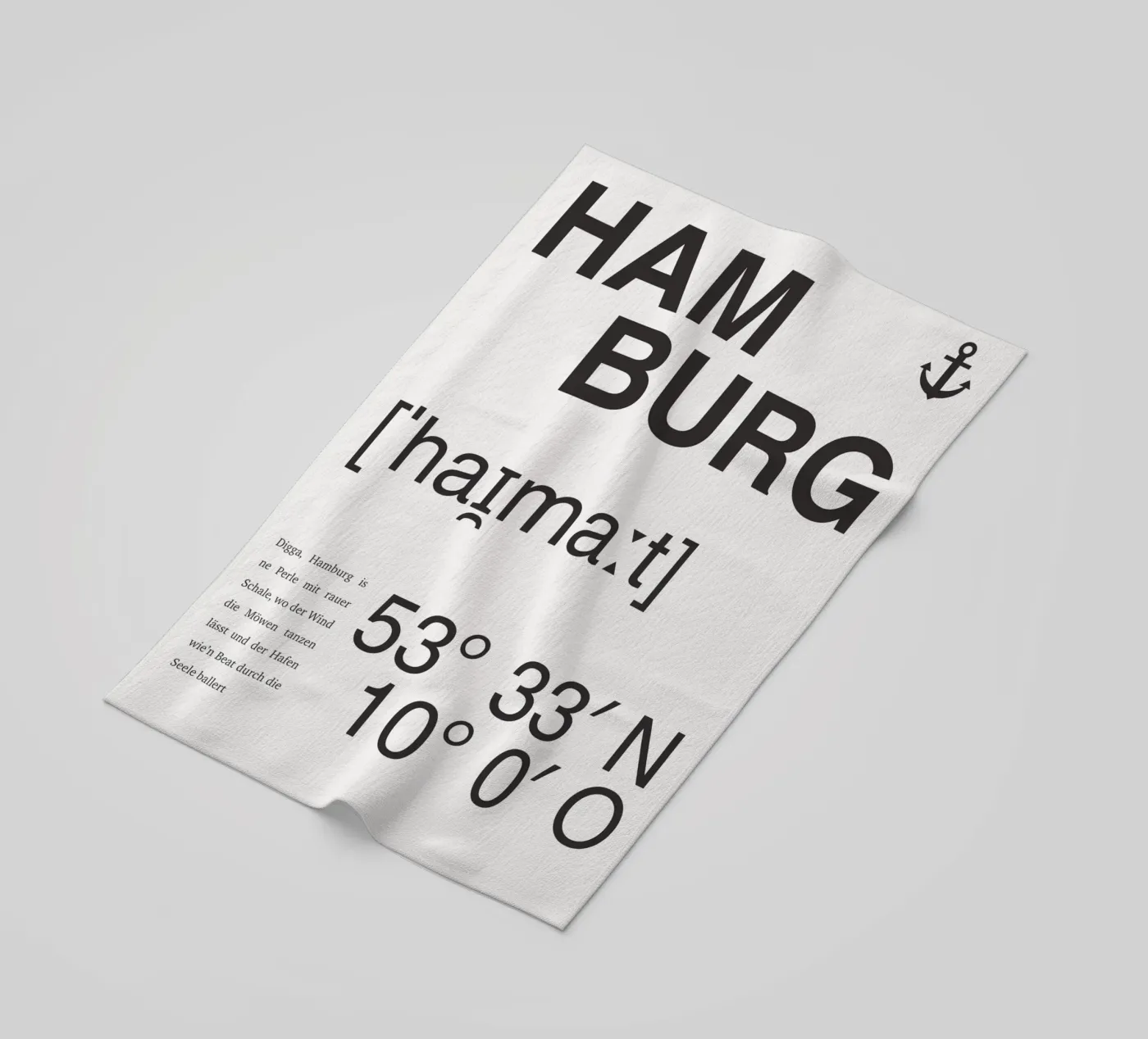 HAMBURG telo mare da BAWA