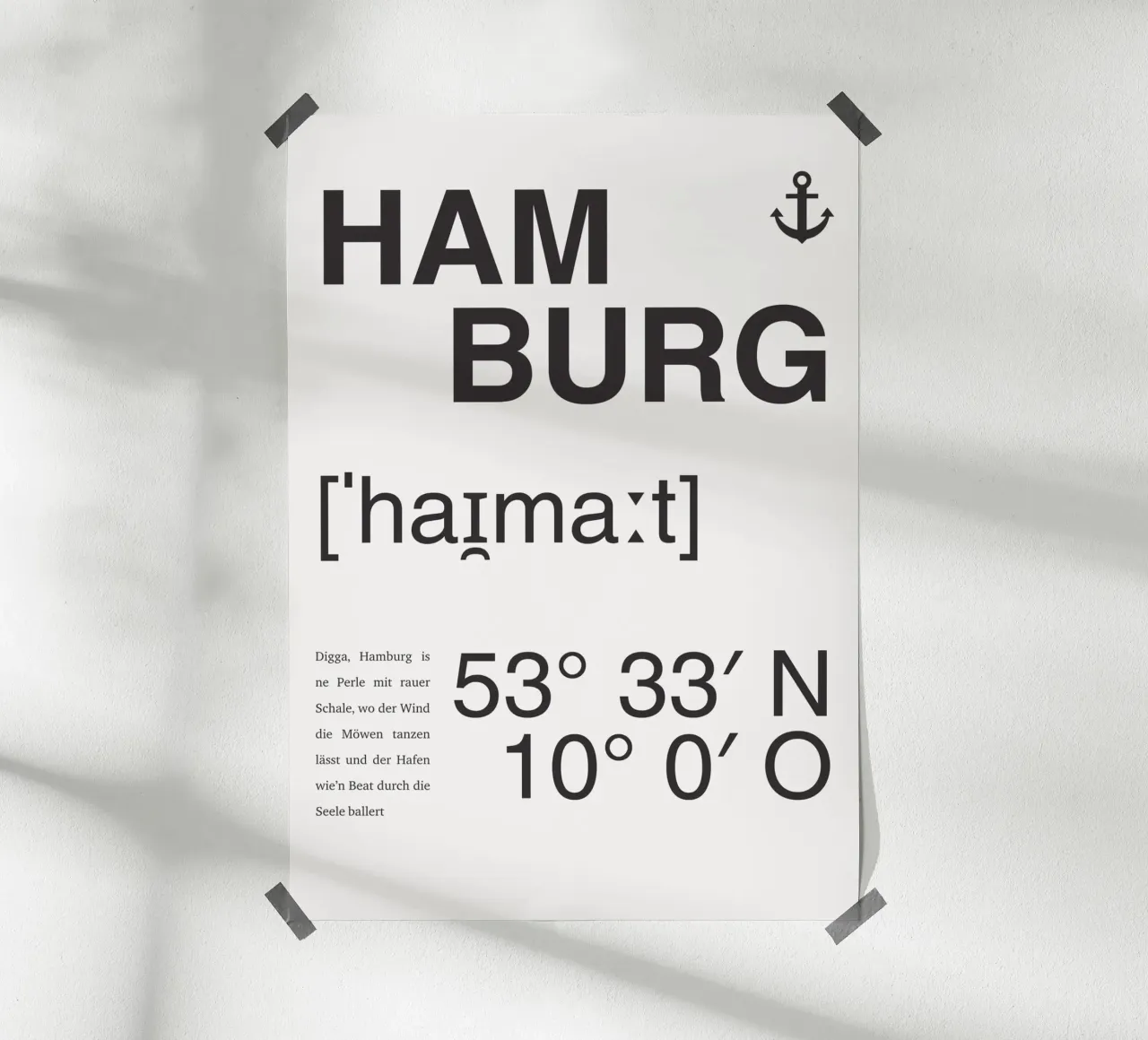 HAMBURG poster da ARTEVO