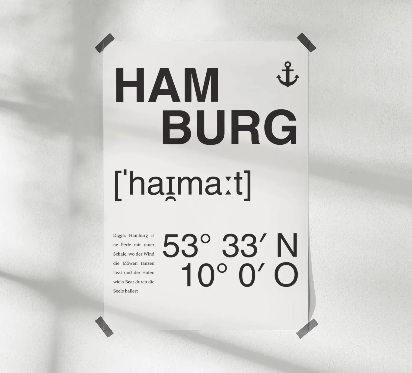 HAMBURG poster da BAWA