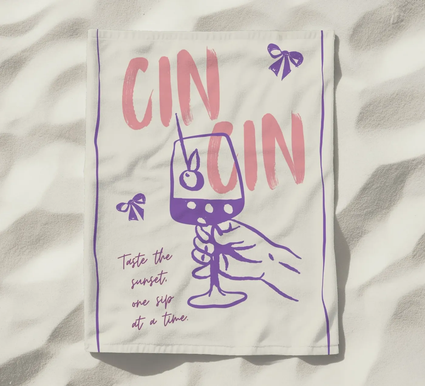 CIN CIN strandhanddoek van ARTEVO