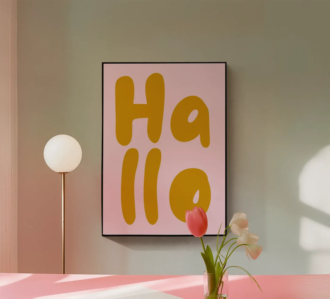 HALLO Acryl-Glas von ARTEVO