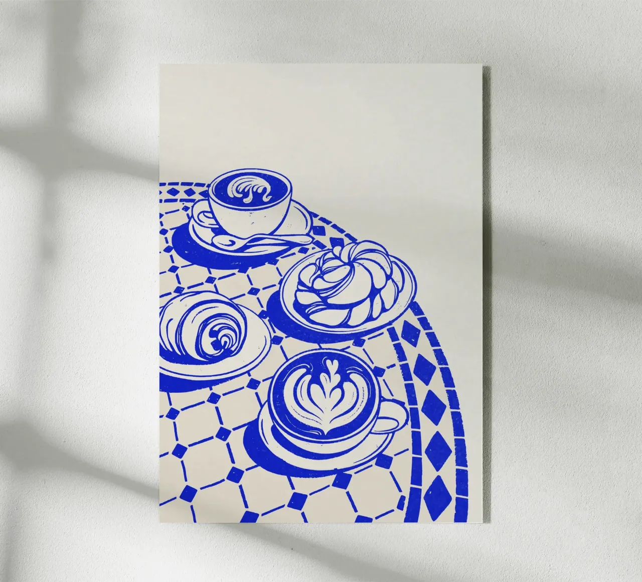 CAFÉ BLEU acrylic glass by ARTEVO