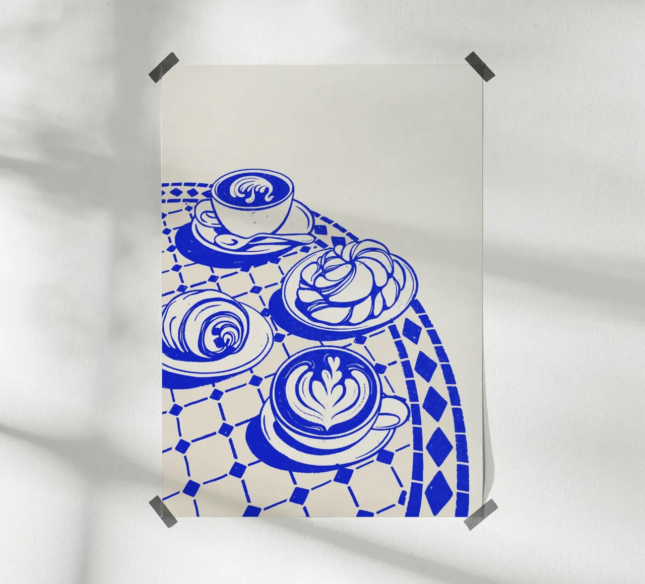 CAFÉ BLEU poster da ARTEVO