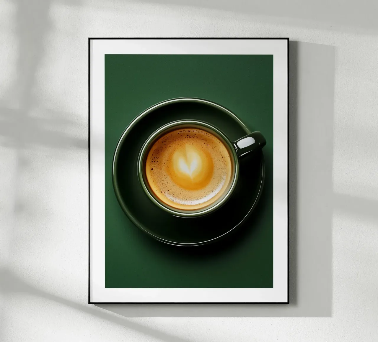 Espresso in tazza verde plexiglass da Spice & Spoon Studio
